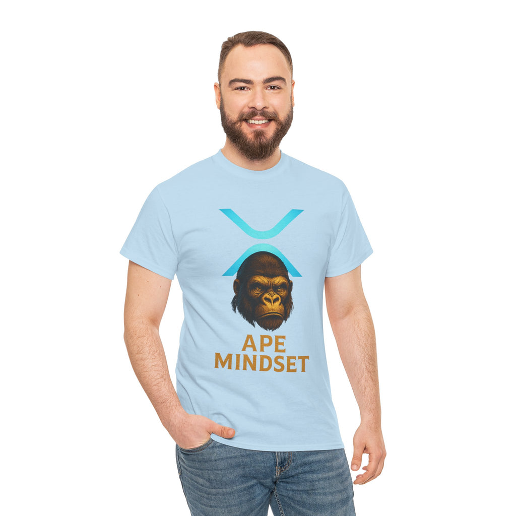 Ape Mindset T-Shirt — Crypto XRP Ape Graphic Tee