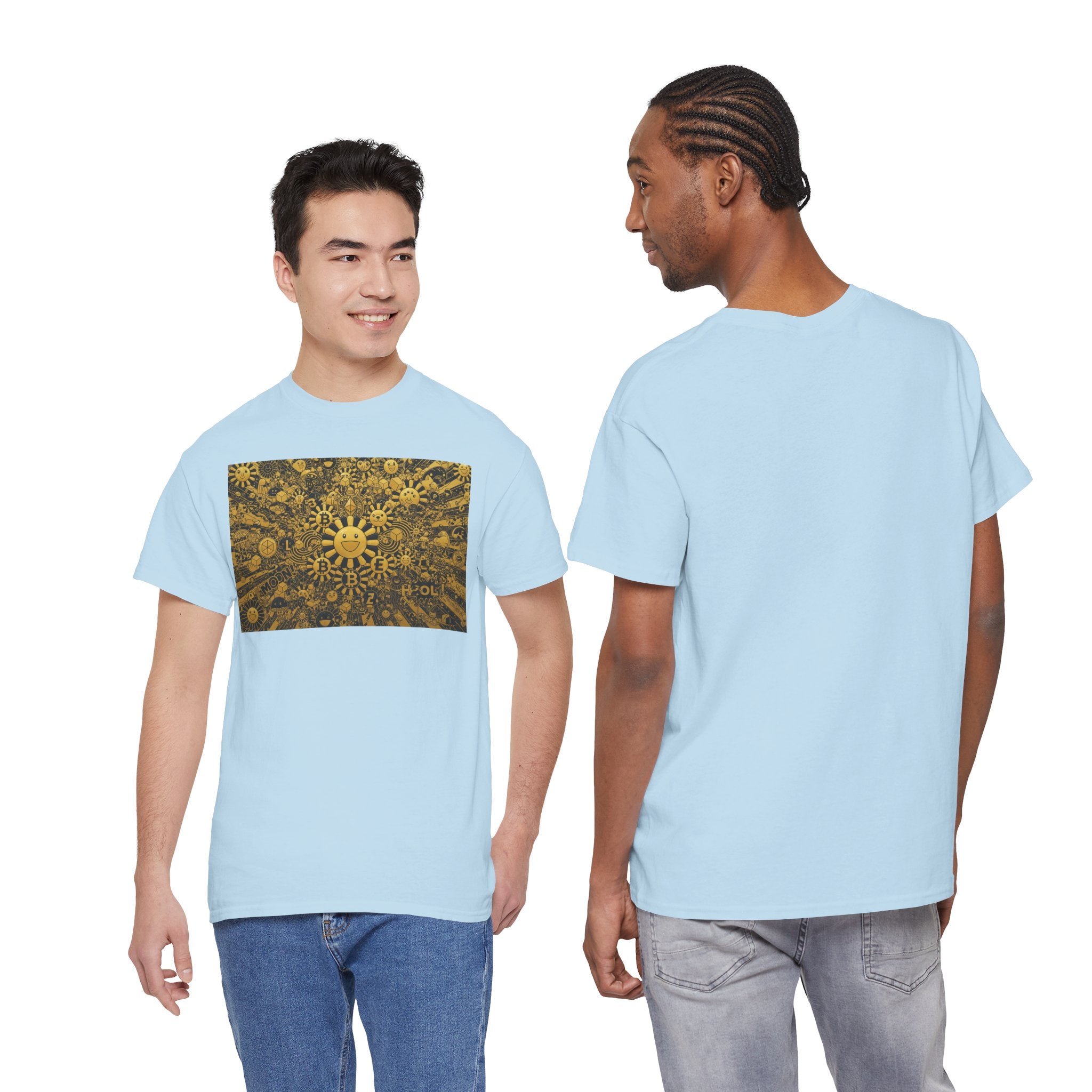 Sunflower Burst T‑Shirt — Golden Sunflower Pattern Tee