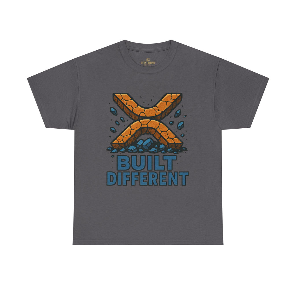 Built Different T-Shirt — Rugged Crypto X Design Tee