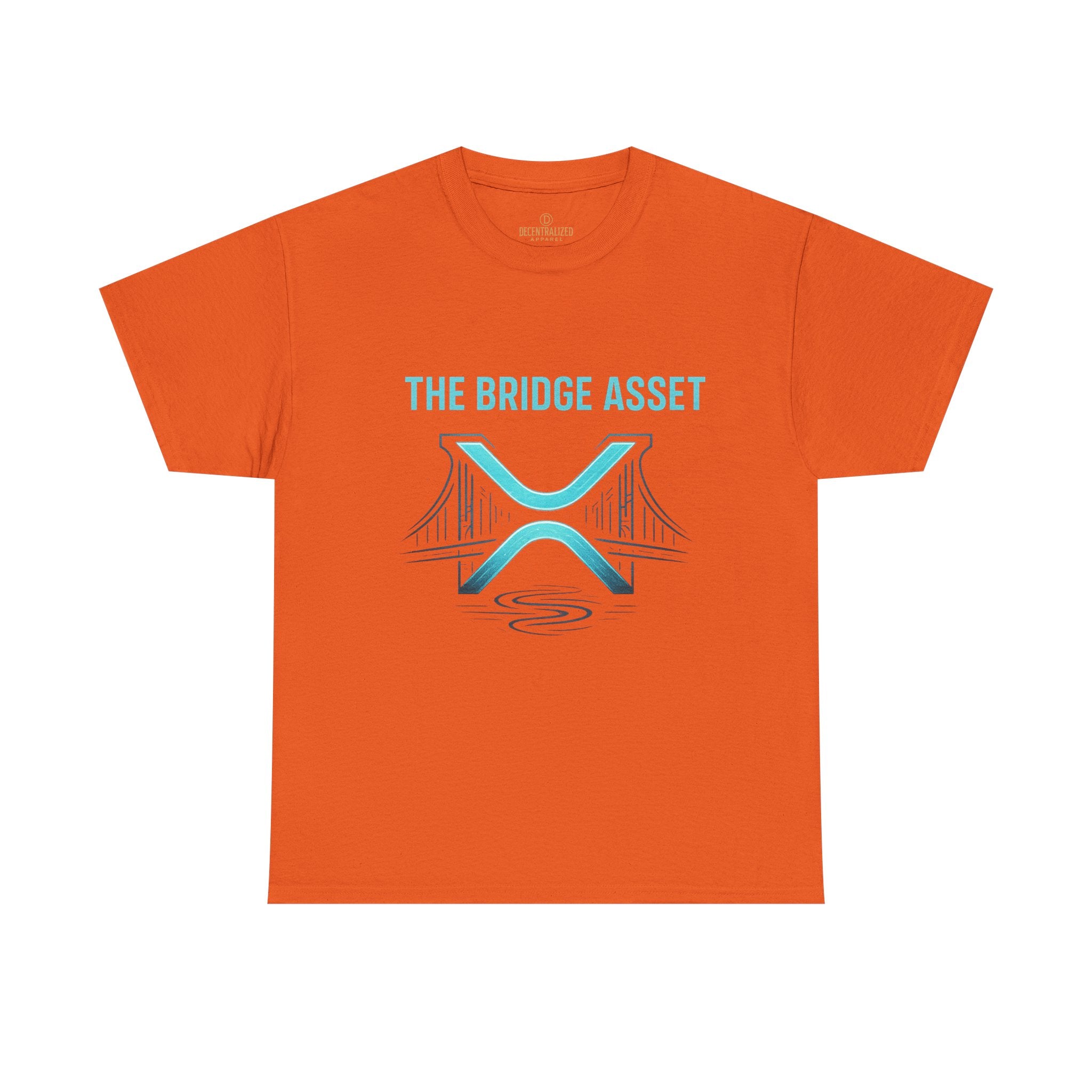 XRP 'The Bridge Asset' Graphic Tee — Crypto Ripple Logo Shirt