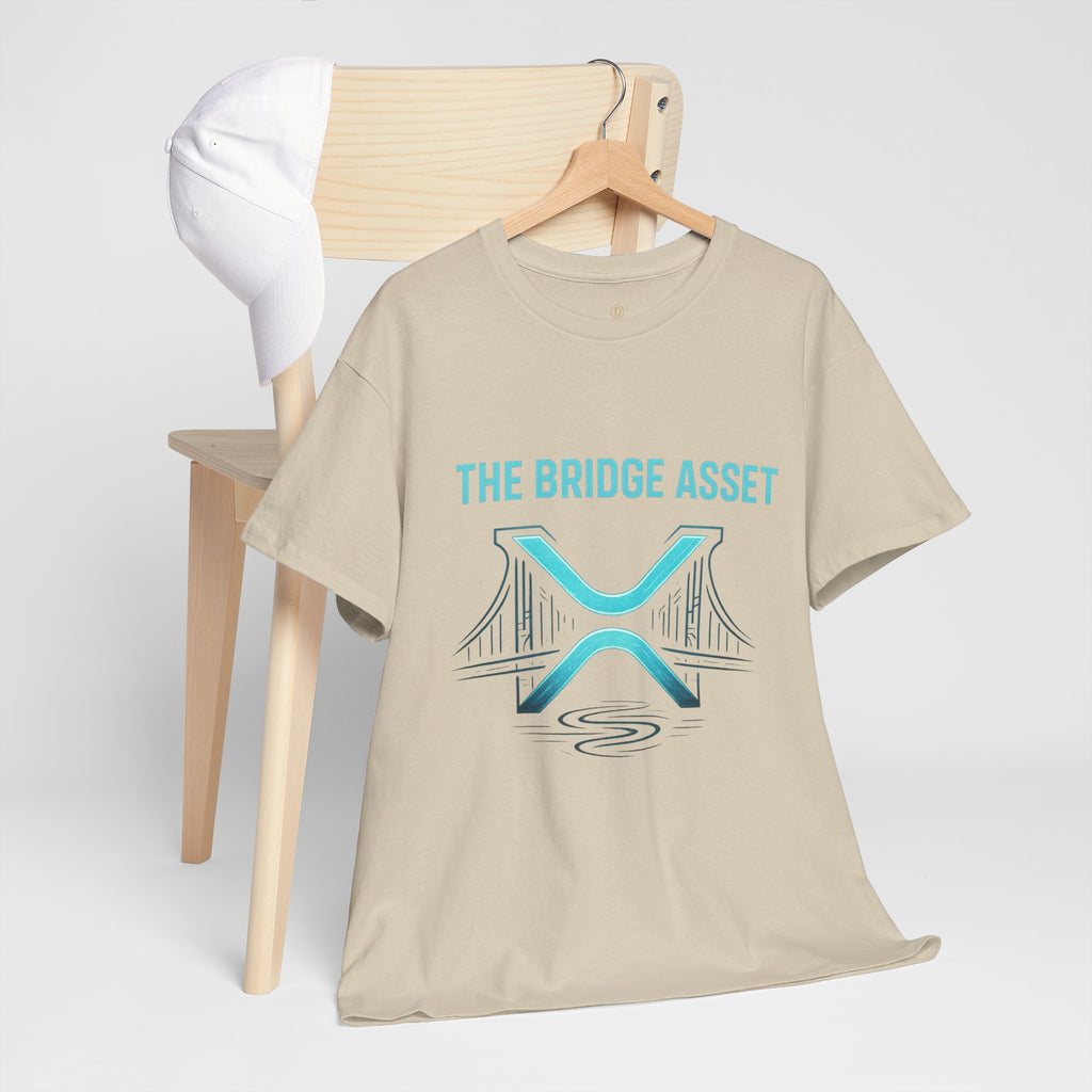 XRP 'The Bridge Asset' Graphic Tee — Crypto Ripple Logo Shirt