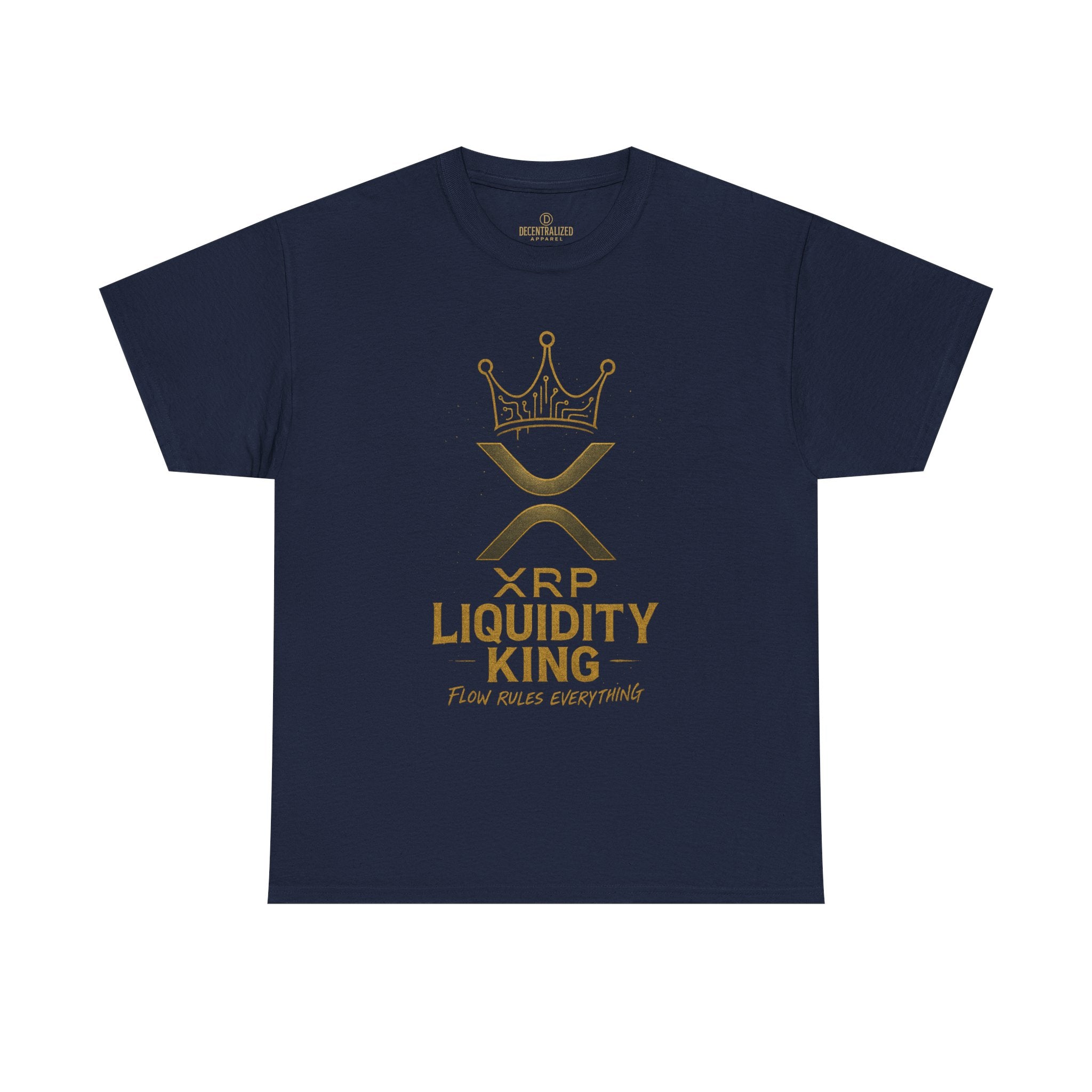 XRP Liquidity King Tee — Crypto Crown T-Shirt