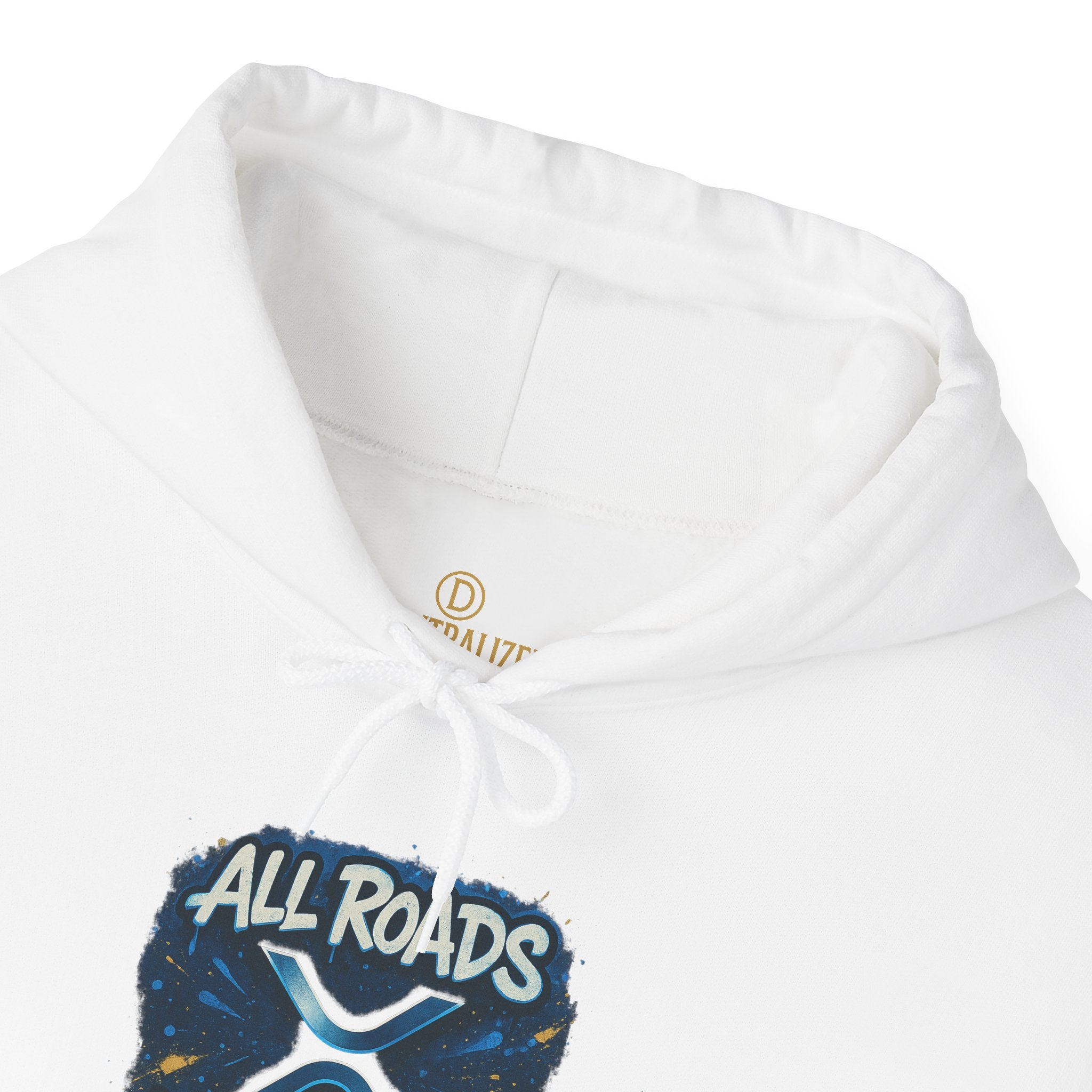 All Roads Lead to XRP Hoodie – Crypto Ripple Logo Sweatshirt