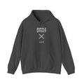 Ripple Effect Hoodie — Minimal Concentric Wave Graphic Sweatshirt