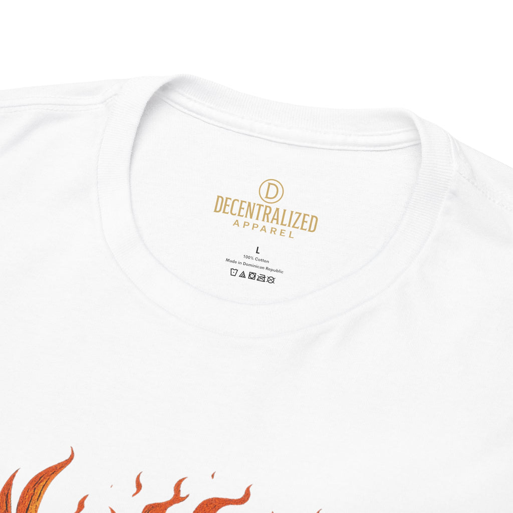 Phoenix Coin T‑Shirt — Fiery Phoenix Crypto Logo Tee