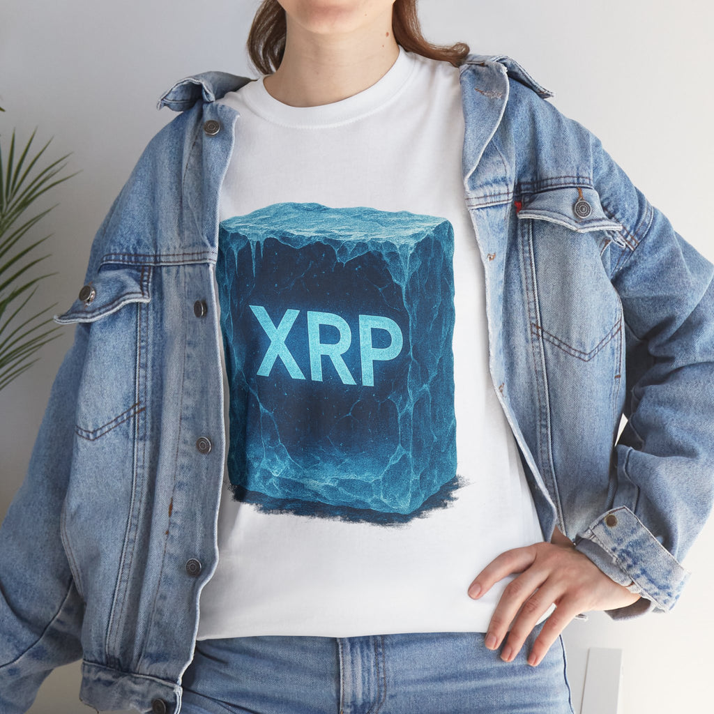 XRP Ice Block Tee — Crypto Ripple Logo T-Shirt