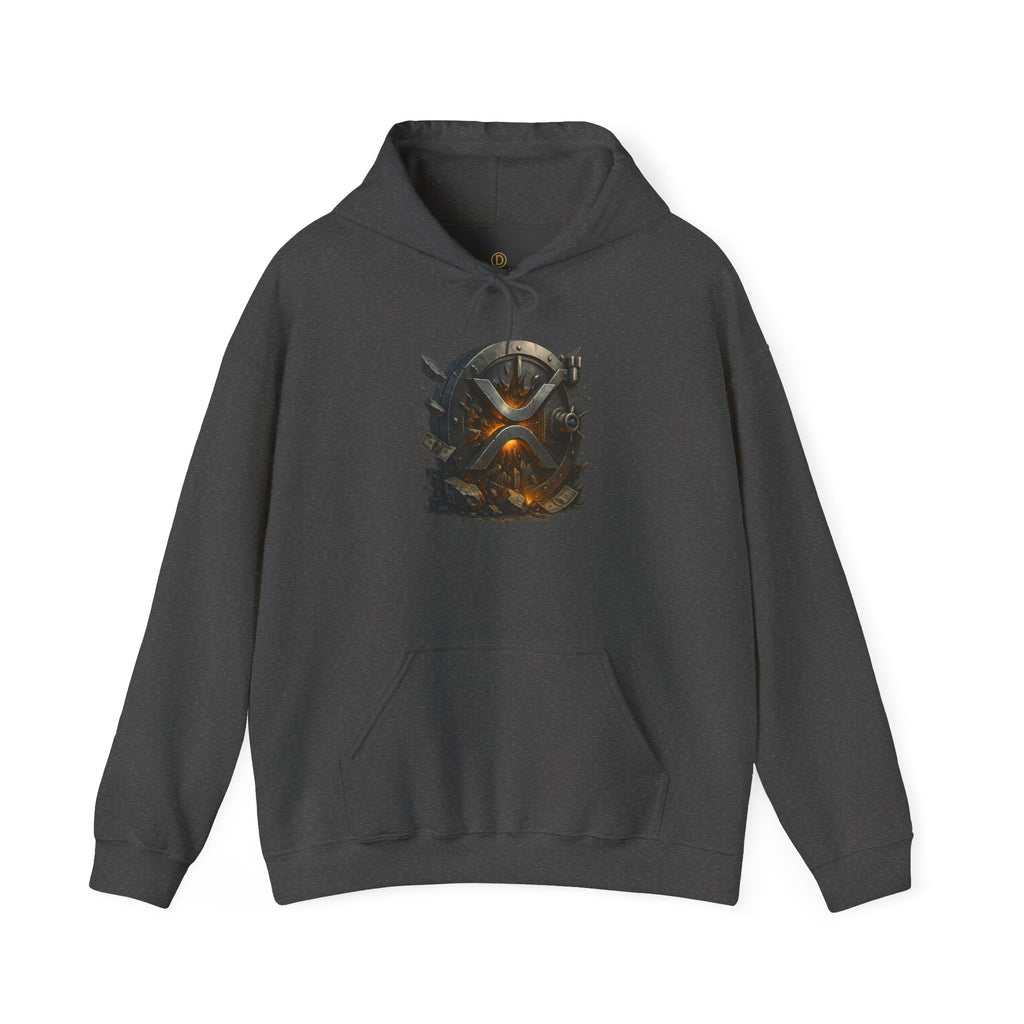 Viking Shield & Helmet Hoodie — Norse Warrior Graphic Sweatshirt