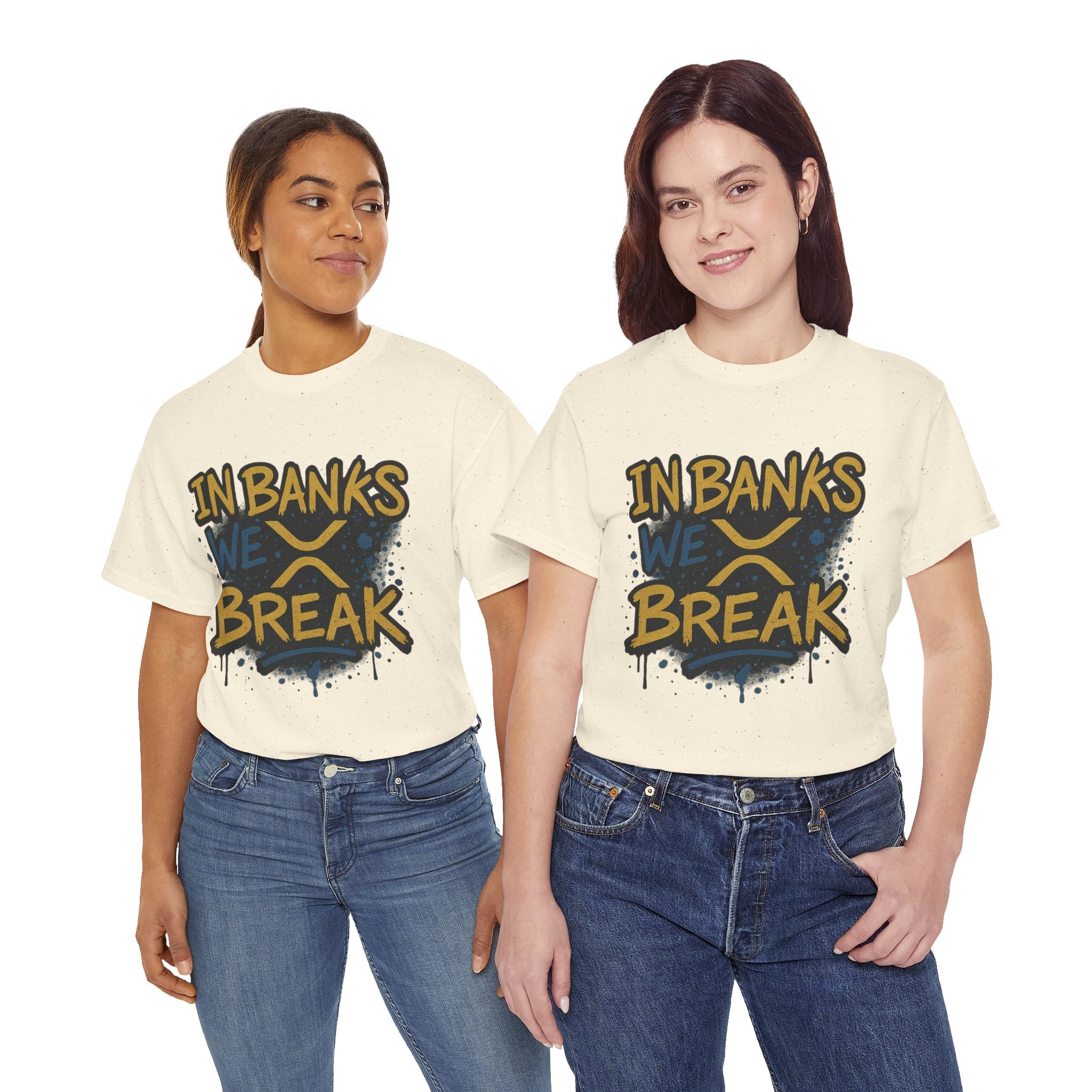 Ripple 'In Banks We Break' Graphic Tee — Crypto XRP Streetwear
