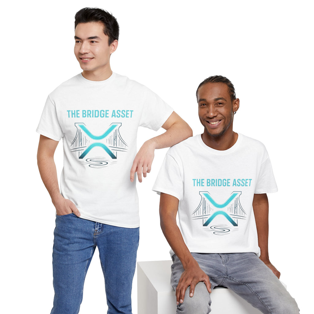 XRP 'The Bridge Asset' Graphic Tee — Crypto Ripple Logo Shirt