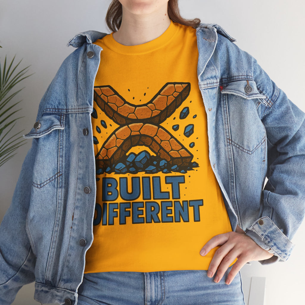 Built Different T-Shirt — Rugged Crypto X Design Tee