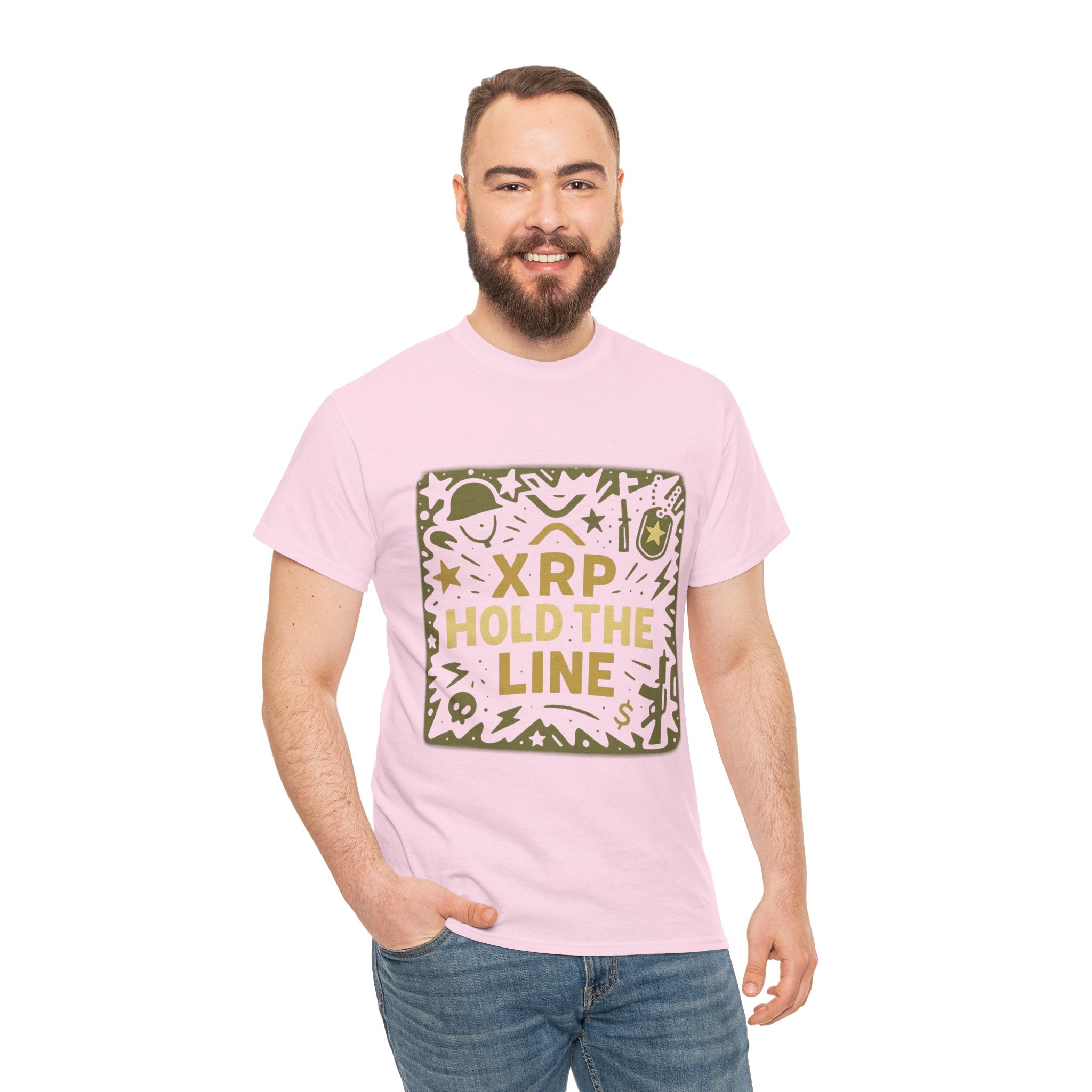 T-Shirt — XRP Hold The Line Crypto Graphic Tee
