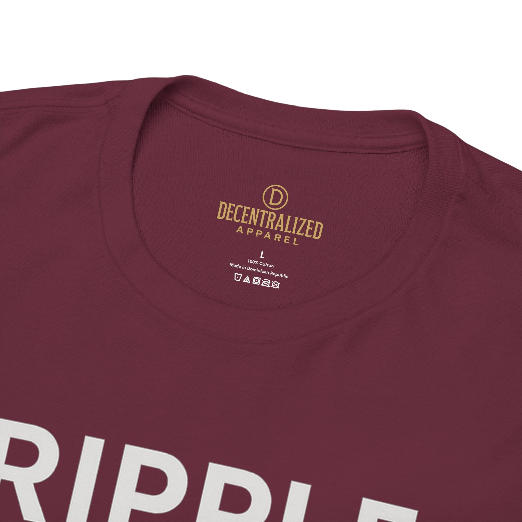 Ripple Effect XRP Tee — Minimal Cryptocurrency Logo T-Shirt