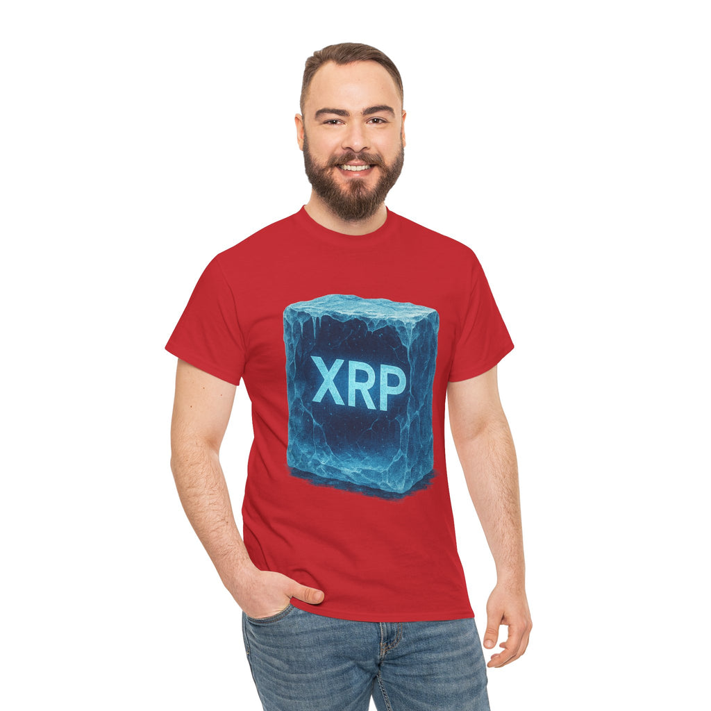 XRP Ice Block Tee — Crypto Ripple Logo T-Shirt