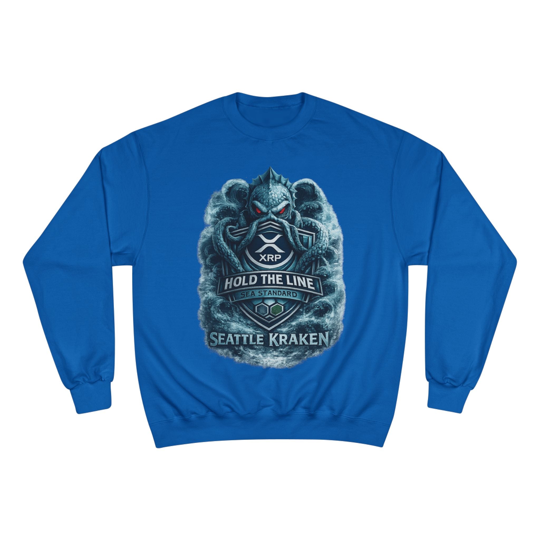 Seattle Kraken Sweatshirt — "Hold The Line" Nautical Graphic Crewneck