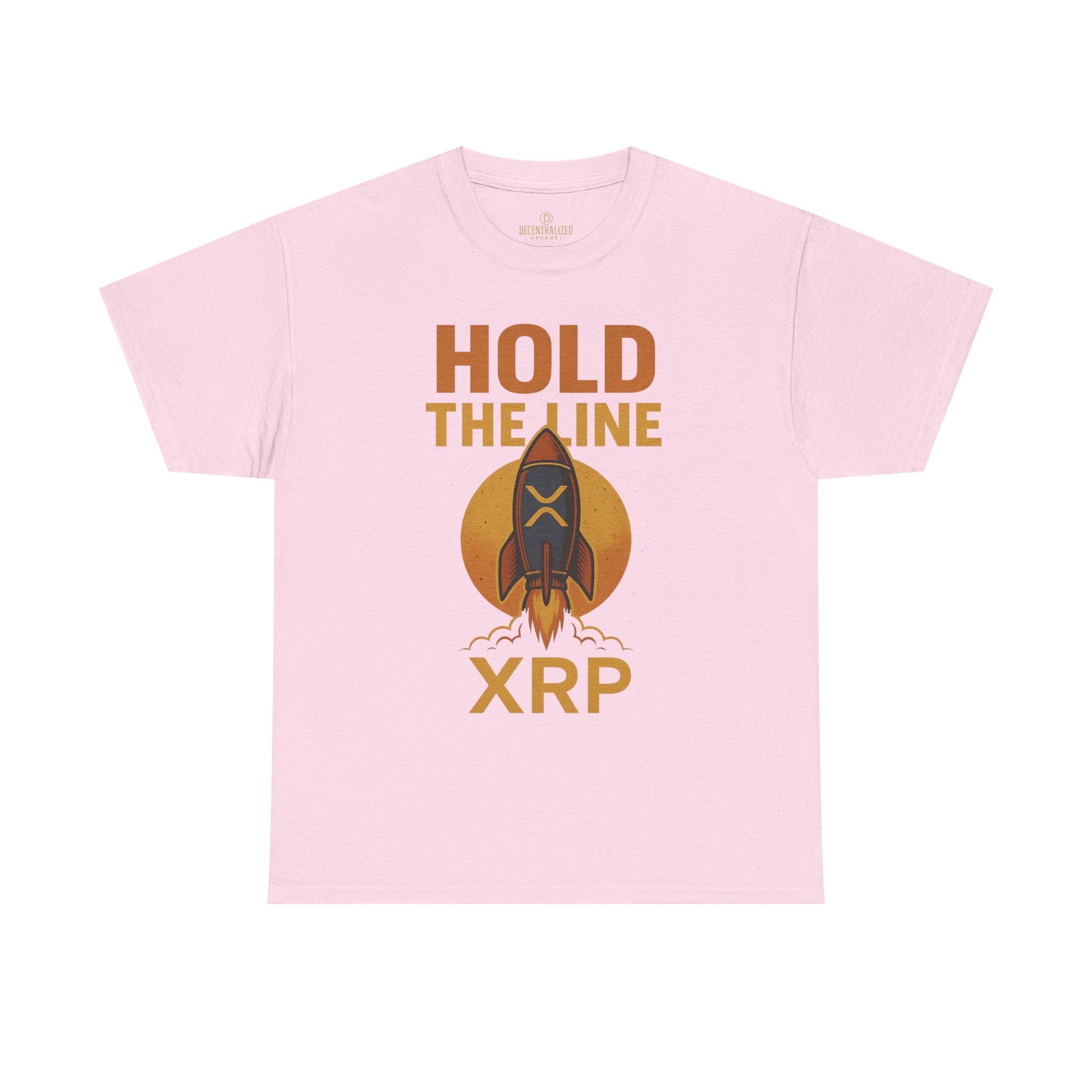 XRP Hold The Line Rocket Tee — Crypto Investor T‑Shirt