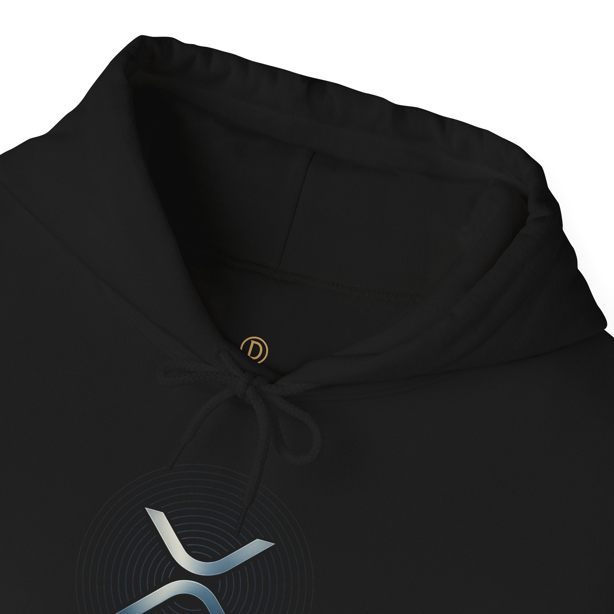 XRP 'Decentralize Everything' Hoodie — Minimal Crypto Logo Pullover