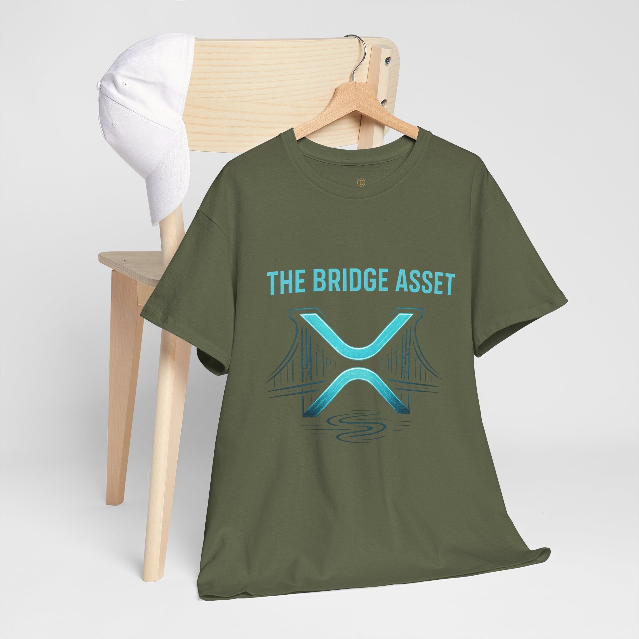 XRP 'The Bridge Asset' Graphic Tee — Crypto Ripple Logo Shirt