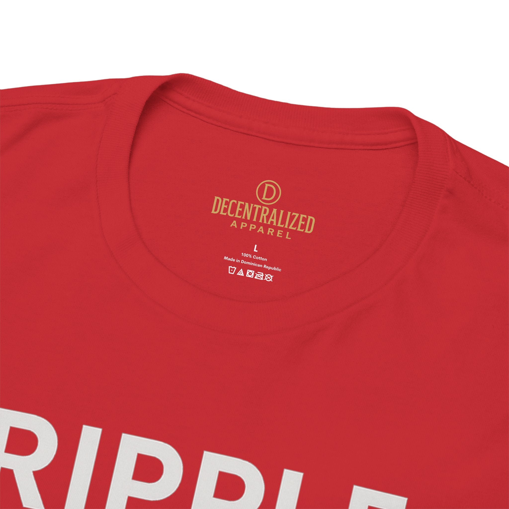 Ripple Effect XRP Tee — Minimal Cryptocurrency Logo T-Shirt