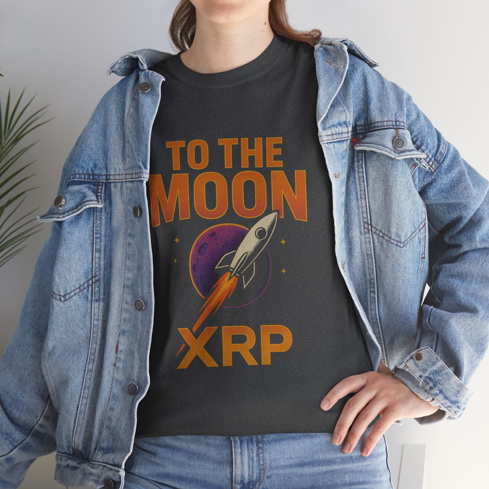XRP To The Moon Tee — Cryptocurrency Investor Rocket Shirt