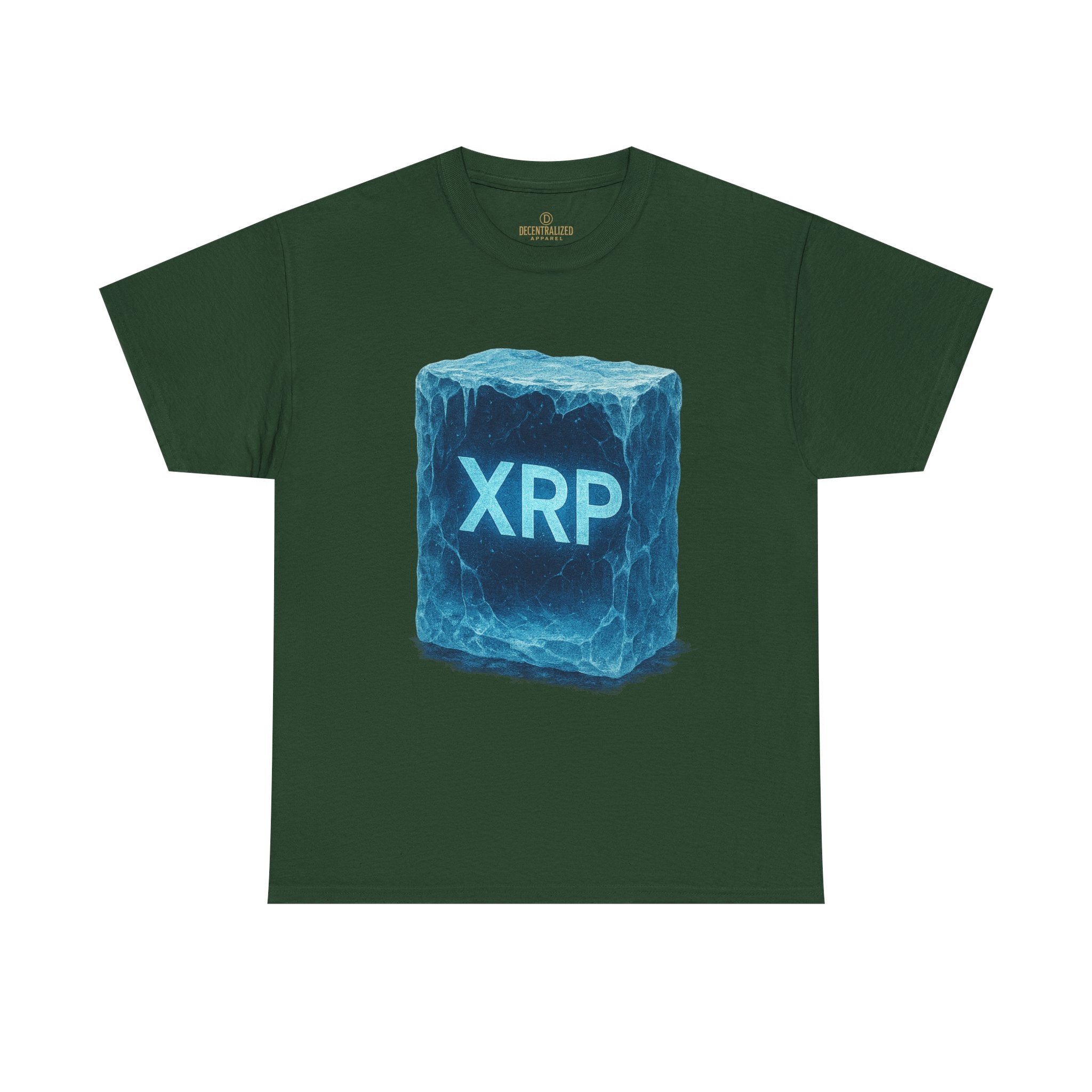 XRP Ice Block Tee — Crypto Ripple Logo T-Shirt
