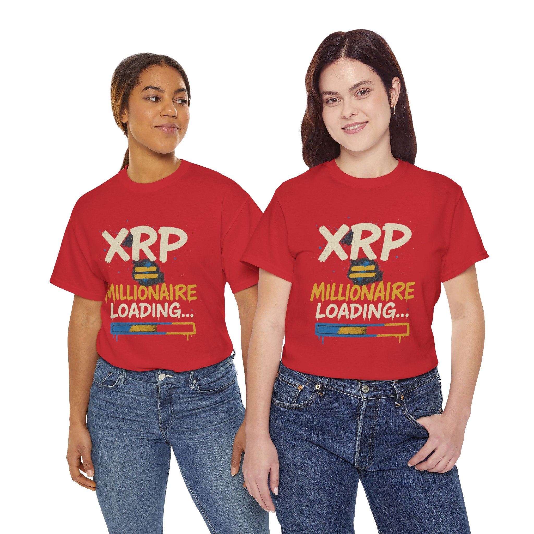 XRP Millionaire Loading T-Shirt — Crypto Investor Progress Tee