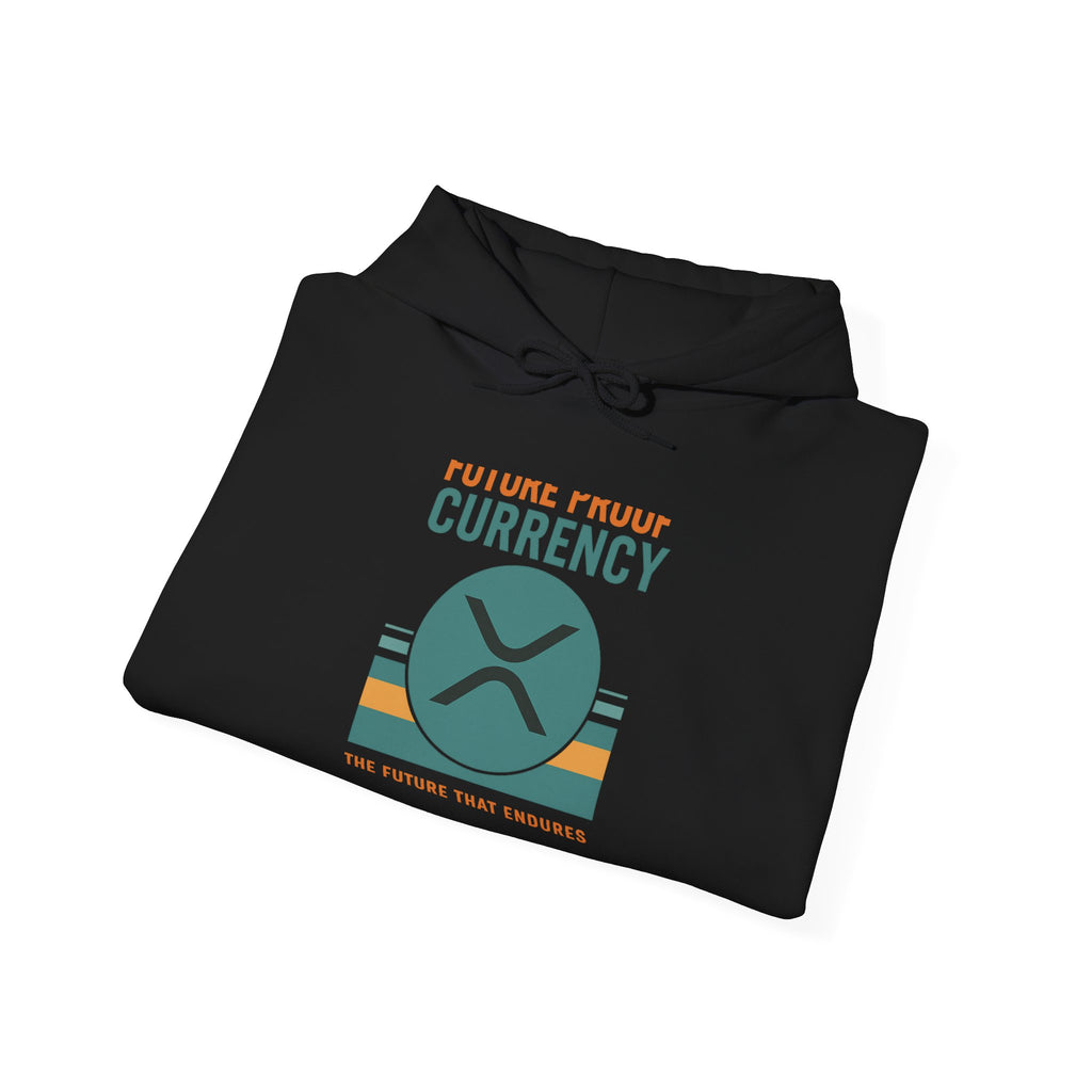 Ripple Crypto Hoodie – “Future Proof Currency” Retro Logo Sweatshirt