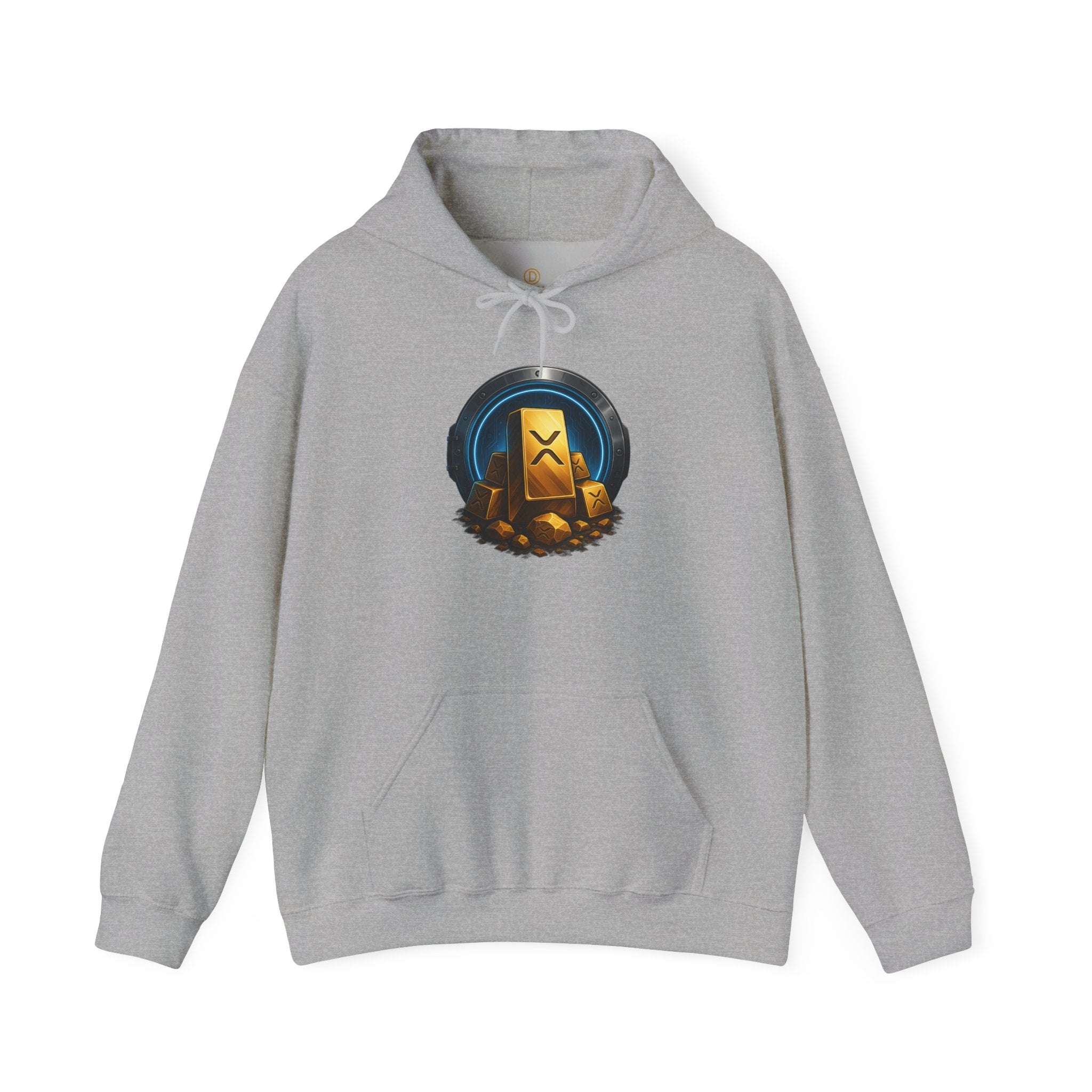 Gaming Treasure Hoodie — Gold Loot Chest Emblem