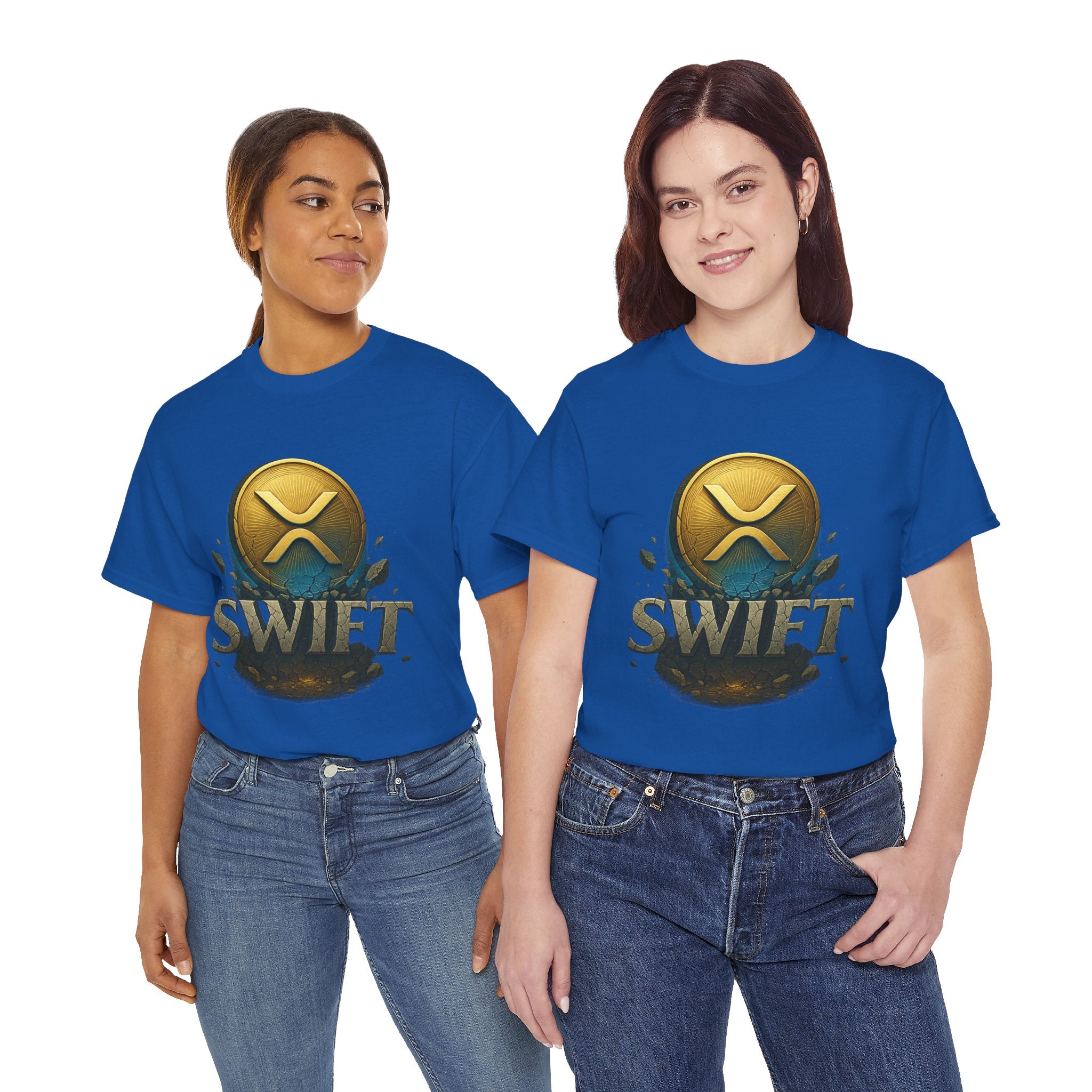 XRP Swift Cryptocurrency T‑Shirt — Ripple Coin Logo Graphic Tee