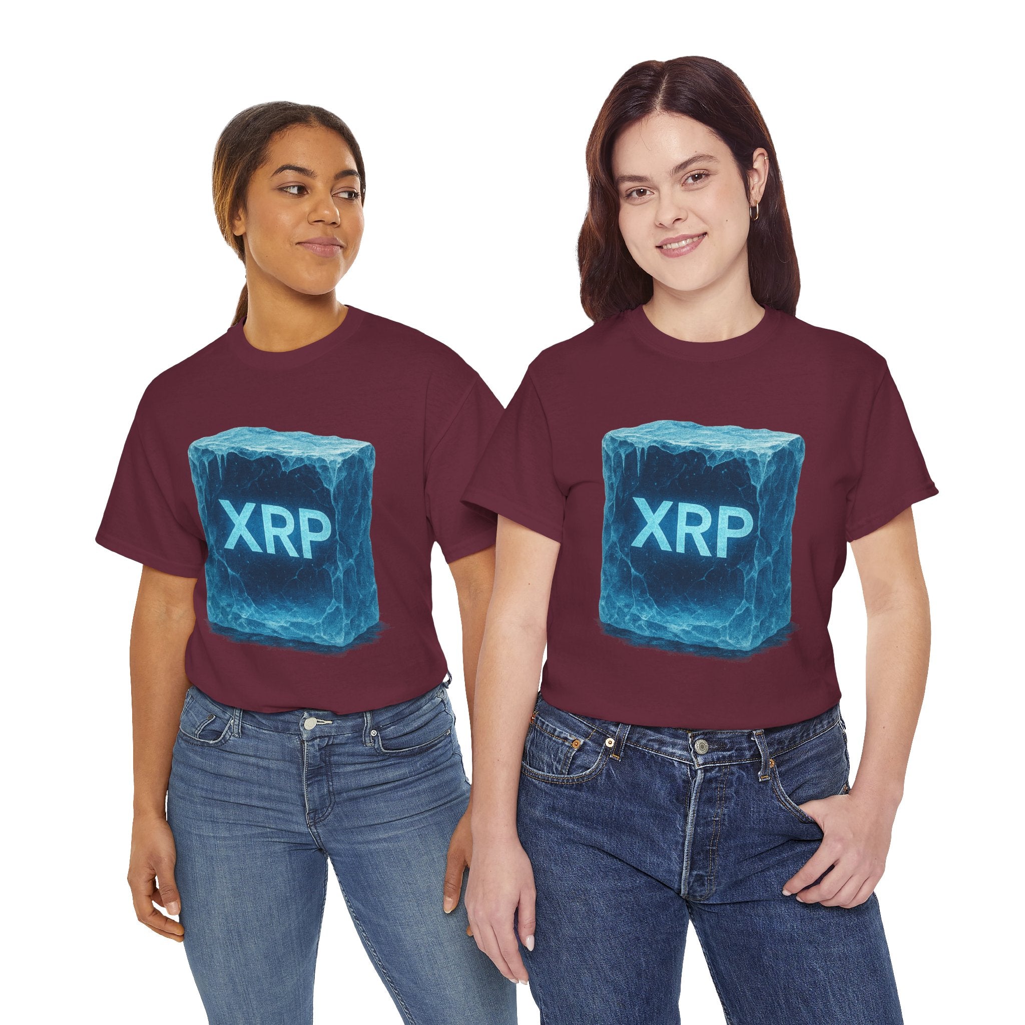 XRP Ice Block Tee — Crypto Ripple Logo T-Shirt