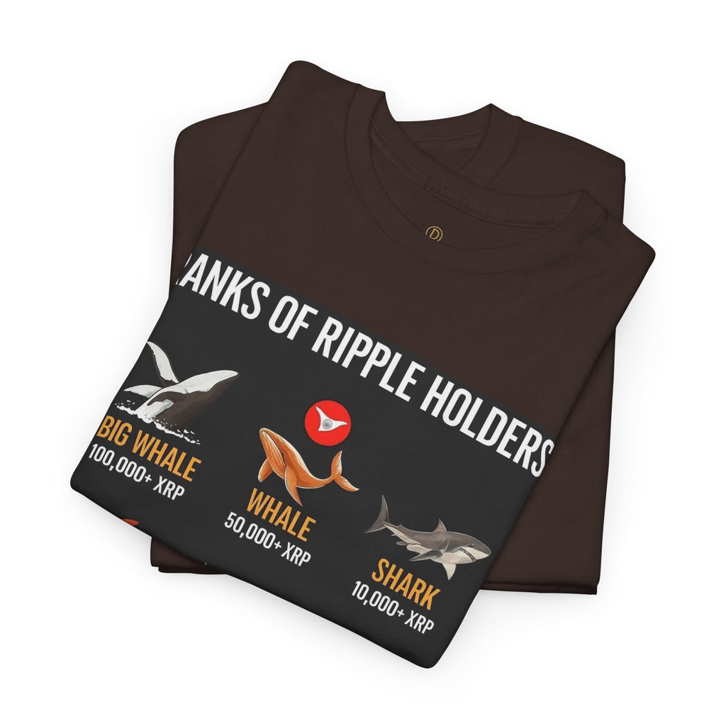 Crypto Ranks T-Shirt – "Ranks of Ripple Holders" Illustrated Guide