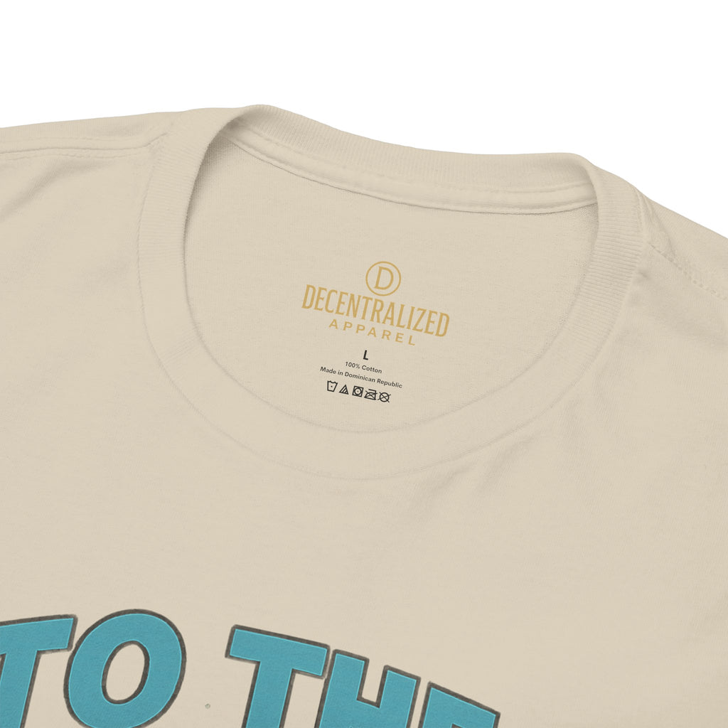 To The Moon Rocket T-Shirt — Space Graphic Tee for Crypto & Space Enthusiasts