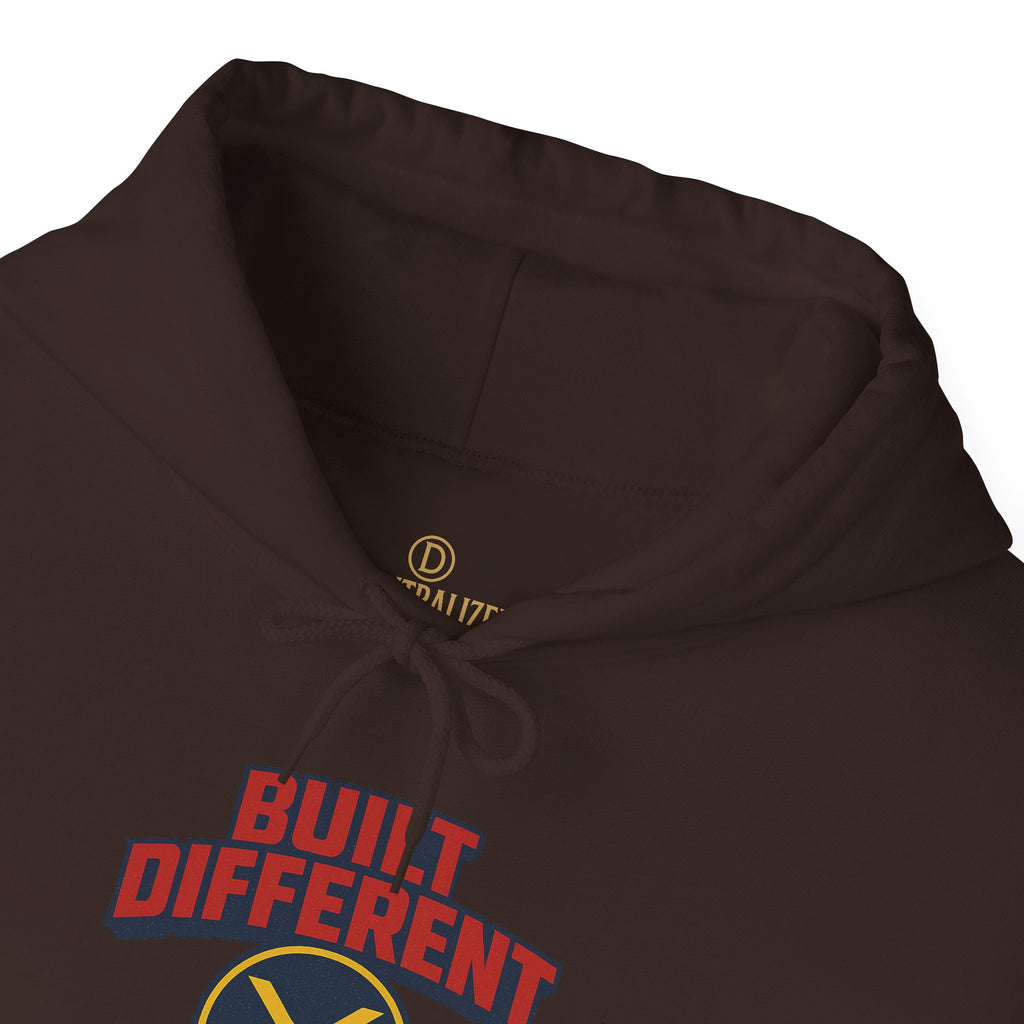 Hoodie - "Built Different Since 2012" Retro Athletic Pullover