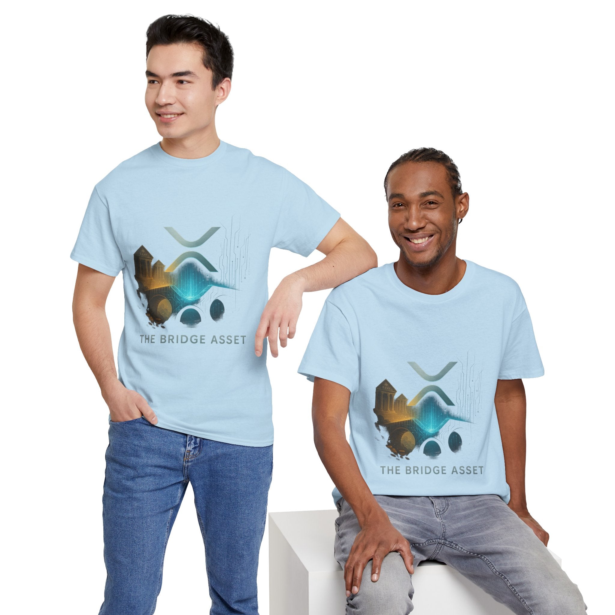 Ripple XRP Crypto Tee — 'The Bridge Asset' Logo T-Shirt