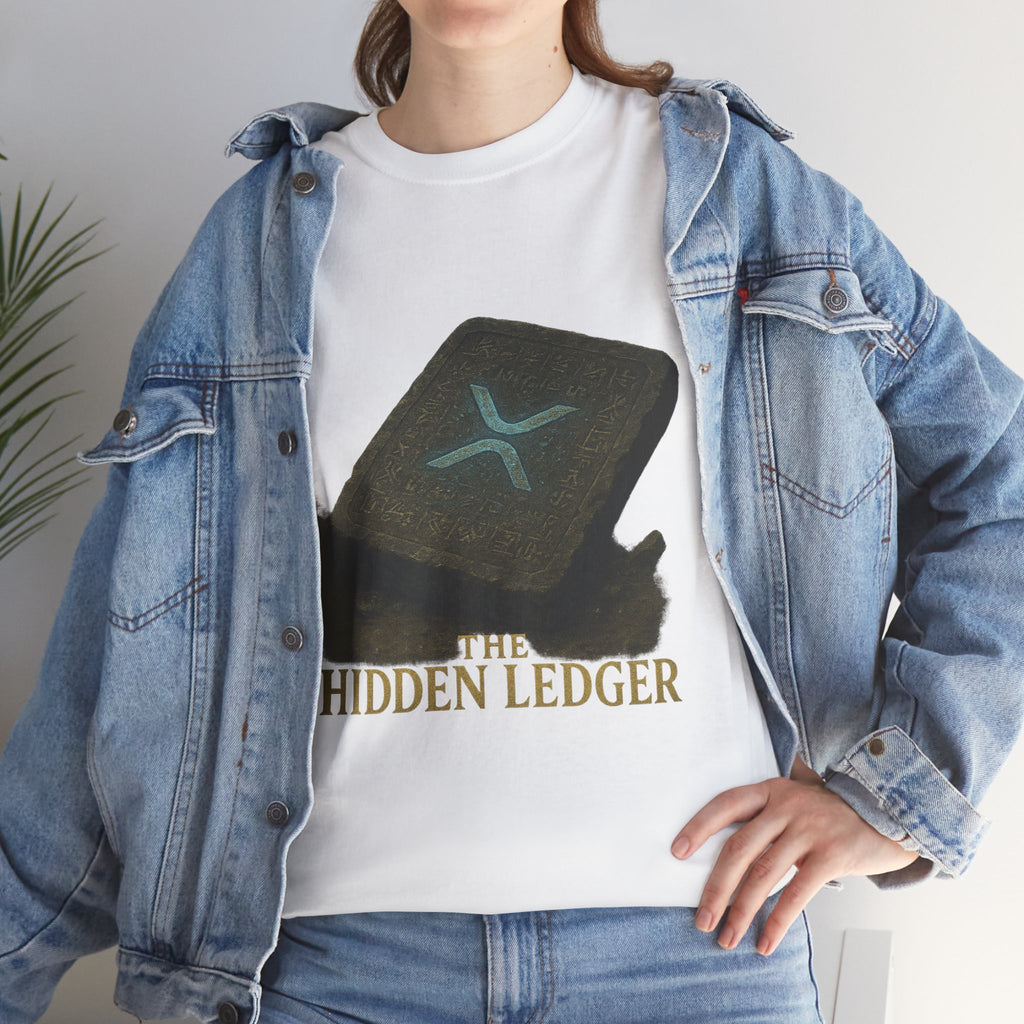 T-Shirt — "The Hidden Ledger" Crypto XRP Wallet Graphic Tee
