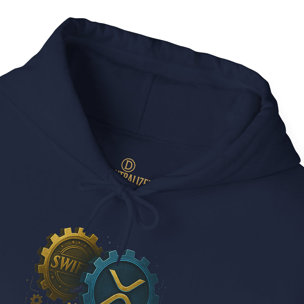 Merge of Money Hoodie — Financial Gears Graphic Pullover
