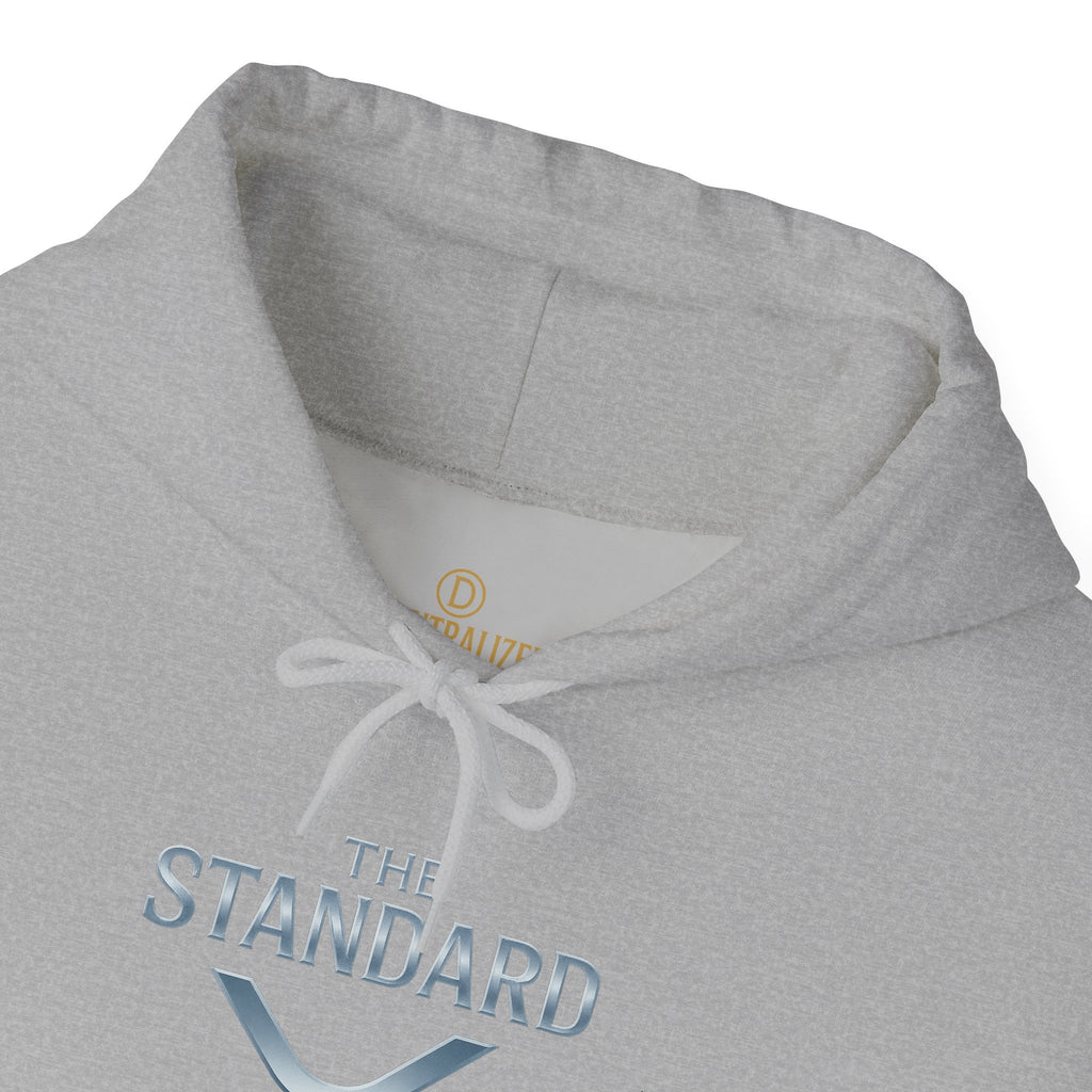 XRP 'The Standard' Logo Hoodie — Crypto Casual Pullover