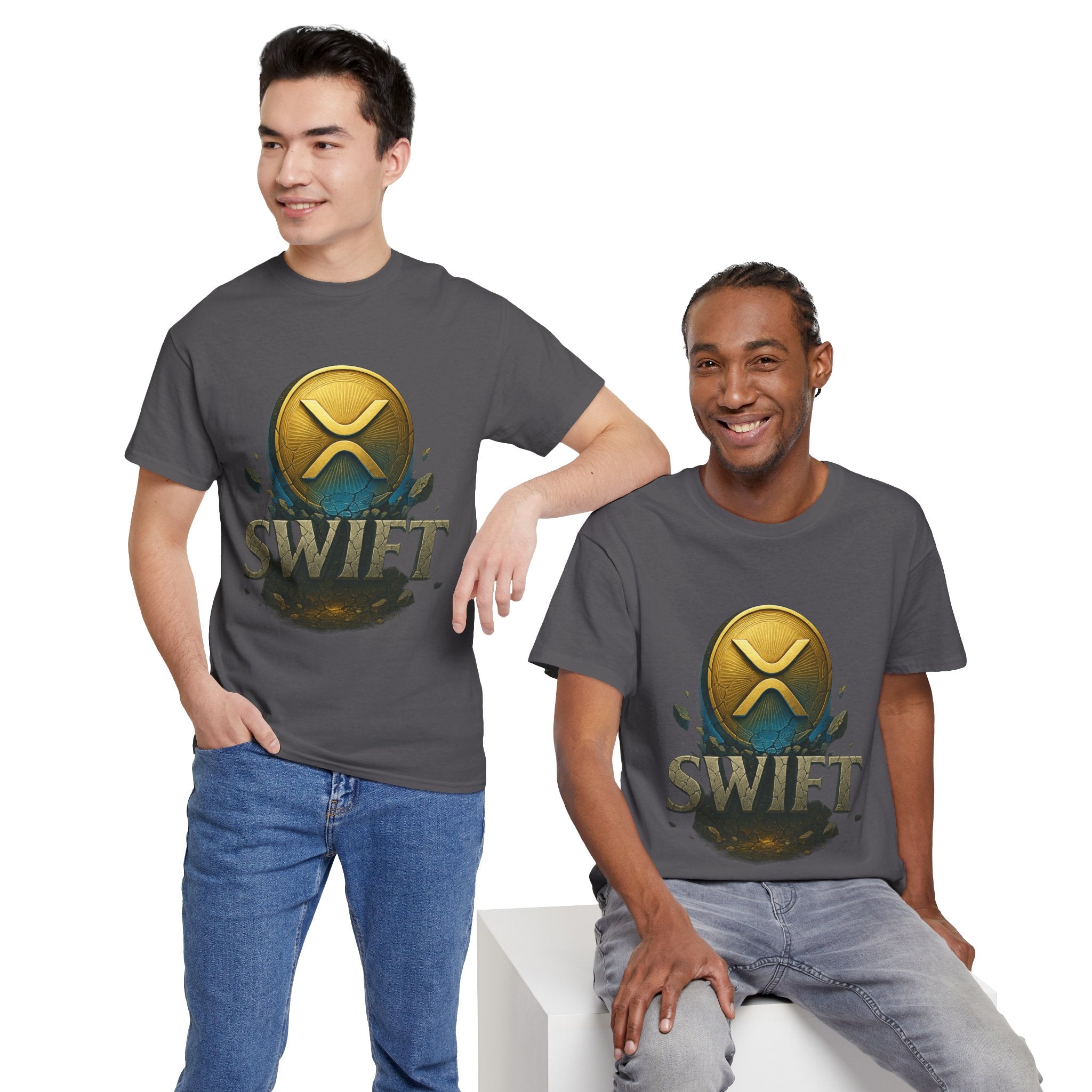 XRP Swift Cryptocurrency T‑Shirt — Ripple Coin Logo Graphic Tee
