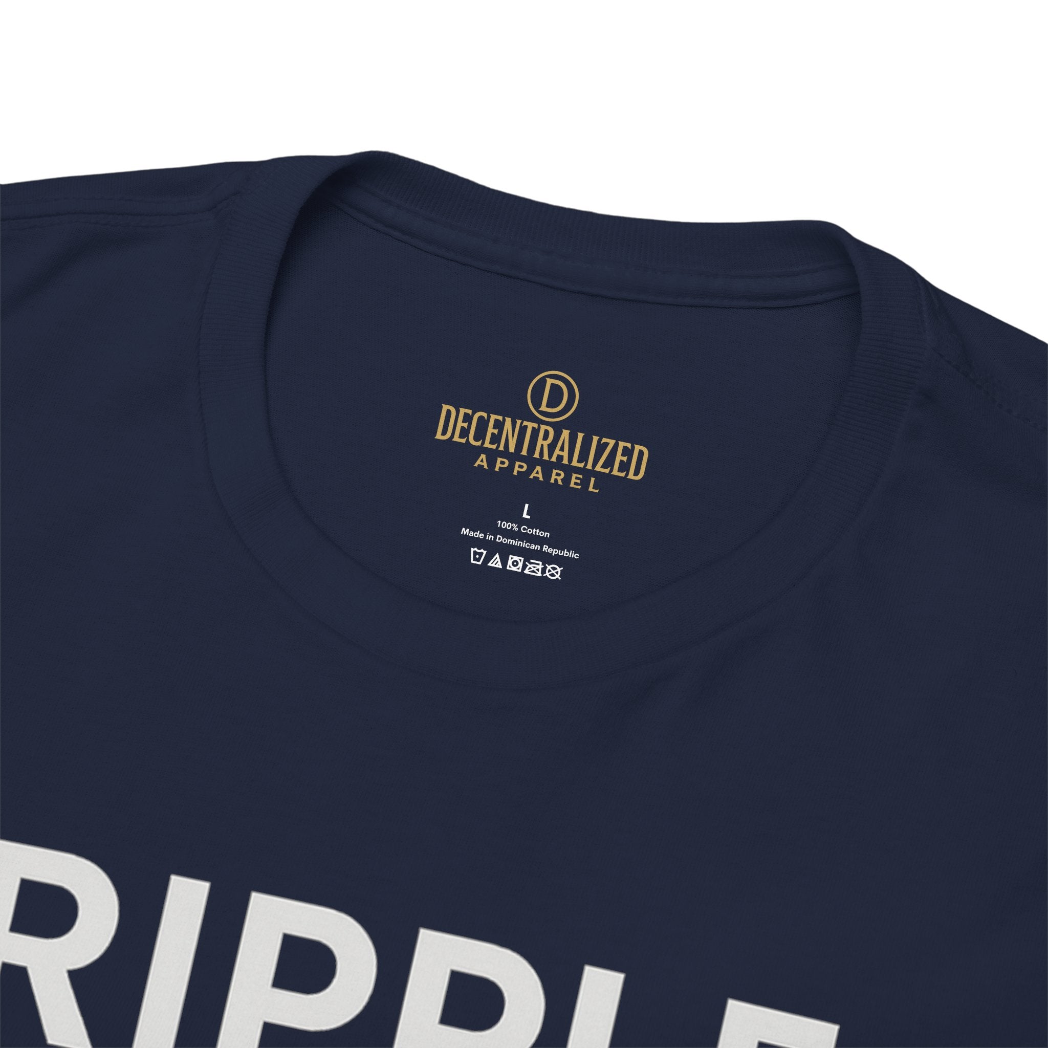 Ripple Effect XRP Tee — Minimal Cryptocurrency Logo T-Shirt