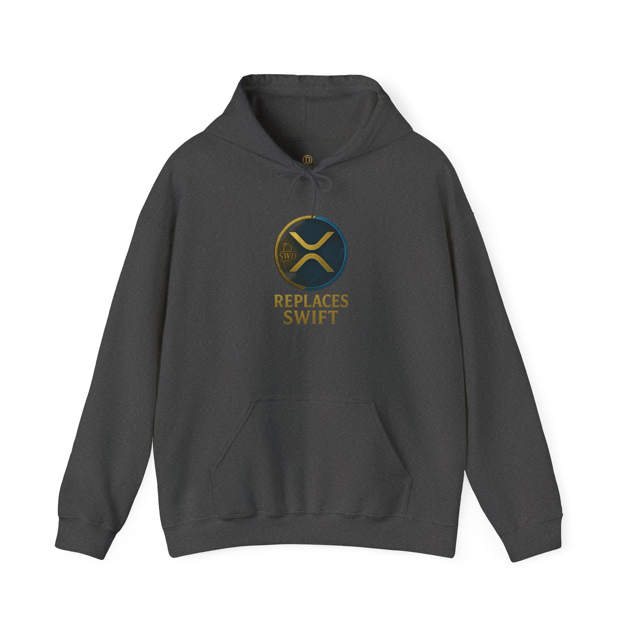 Crypto Logo Hoodie — "Replaces Swift" Ripples Design