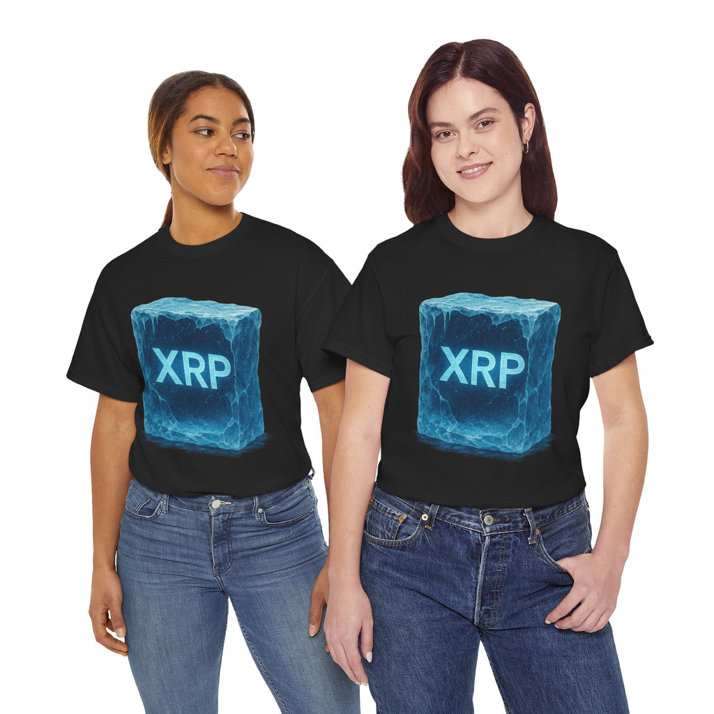 XRP Ice Block Tee — Crypto Ripple Logo T-Shirt