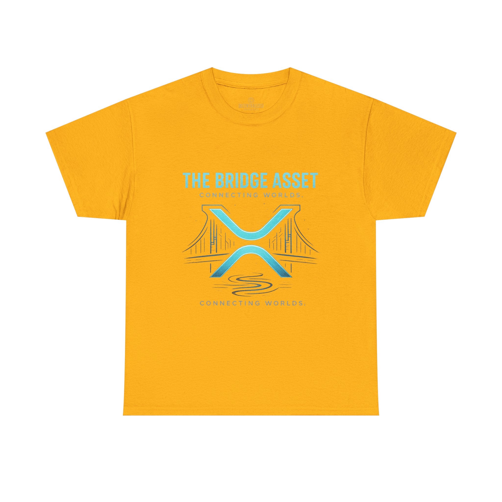 The Bridge Asset Tee – 'Connecting Worlds' Crypto Ripple X Logo T-Shirt