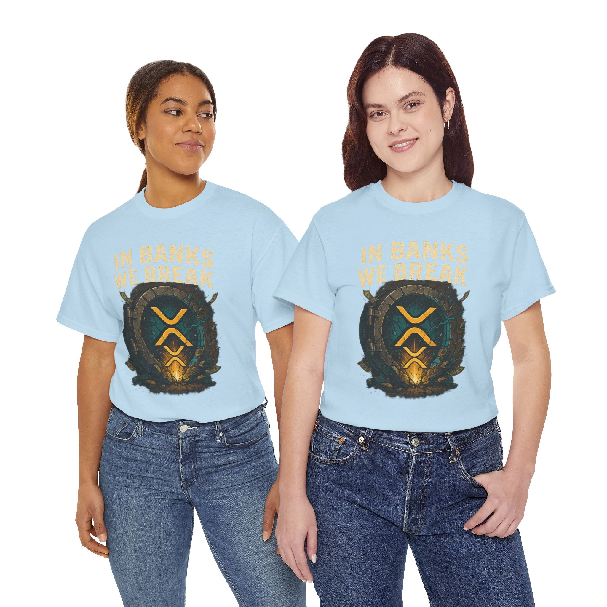 In Banks We Break XRP Crypto Graphic Tee