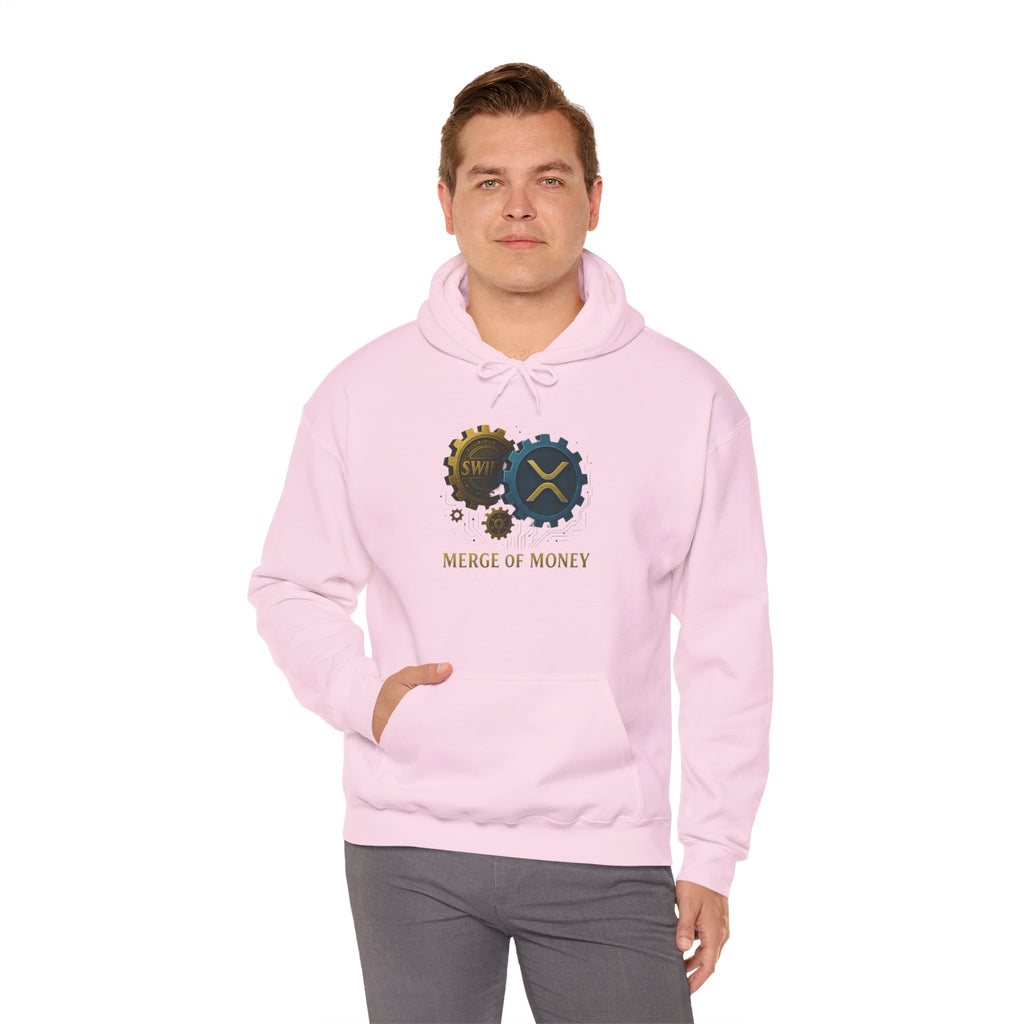 Merge of Money Hoodie — Financial Gears Graphic Pullover