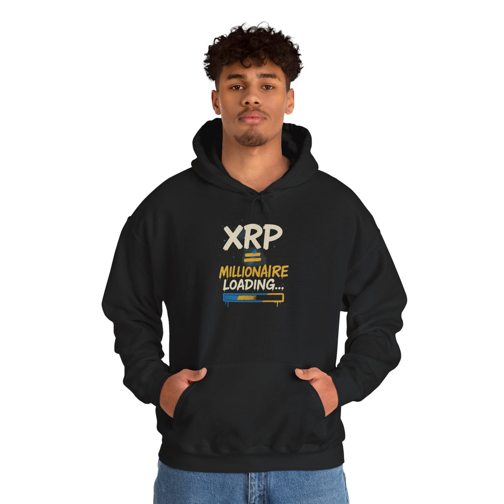 XRP "Millionaire Loading" Hoodie - Crypto Investor Sweatshirt