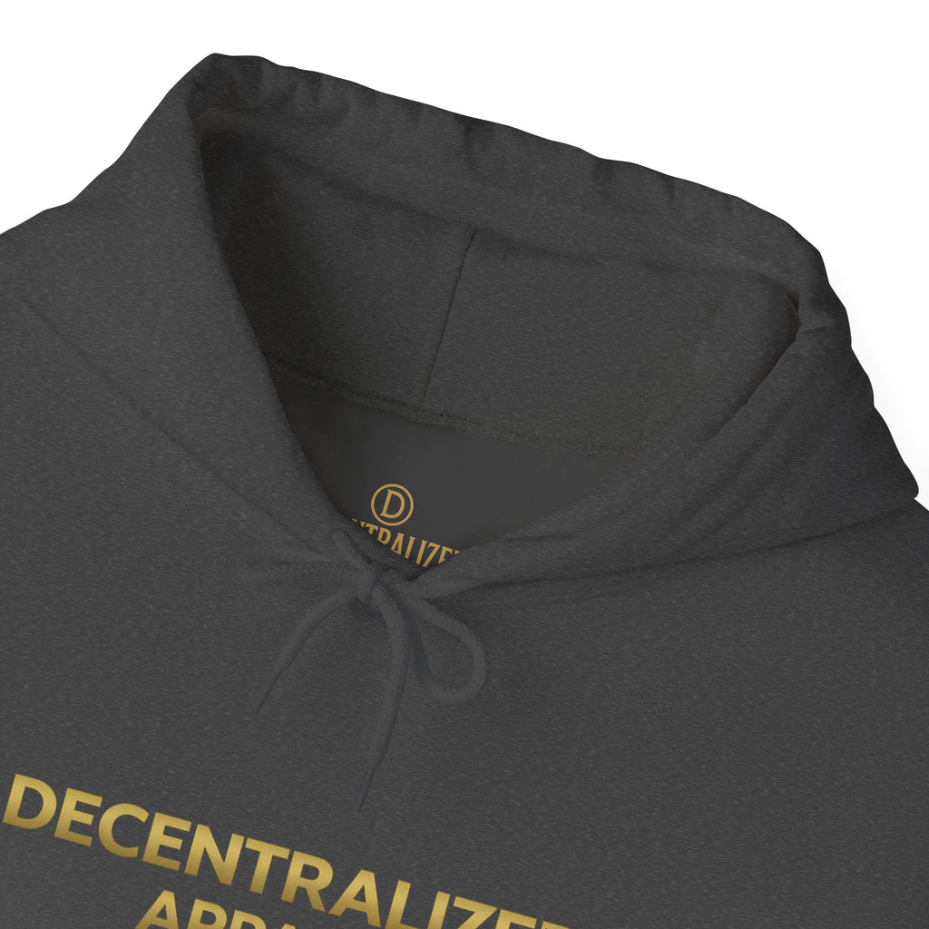 Decentralized Apparel Hoodie — Minimalist Crypto-Inspired White Pullover
