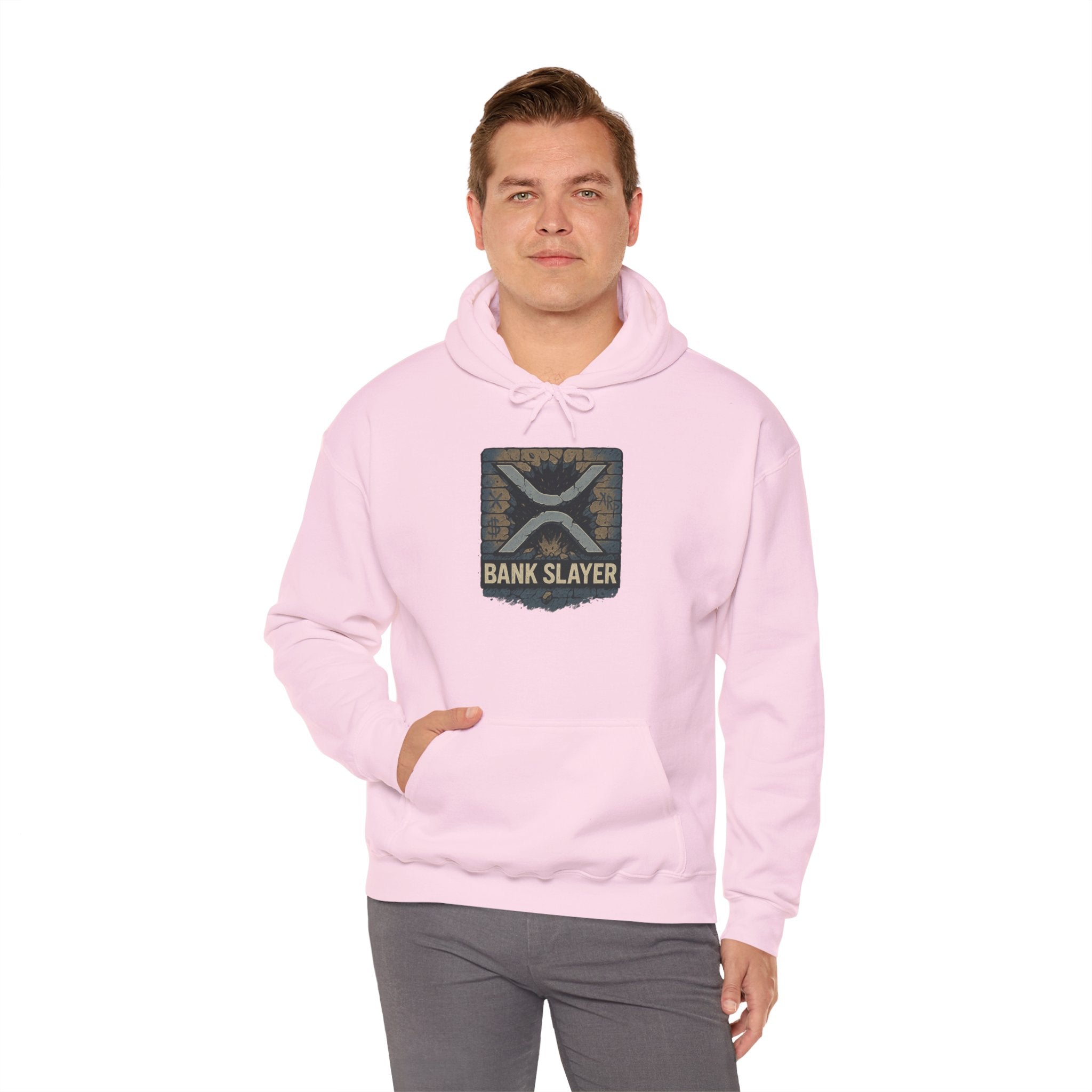 Bank Slayer Hoodie - Vintage Tactical Crest Graphic Sweatshirt
