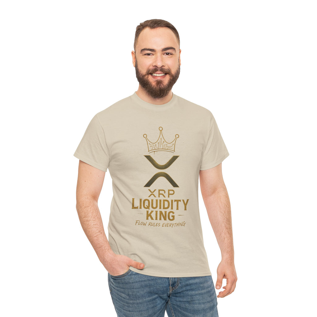 XRP Liquidity King Tee — Crypto Crown T-Shirt