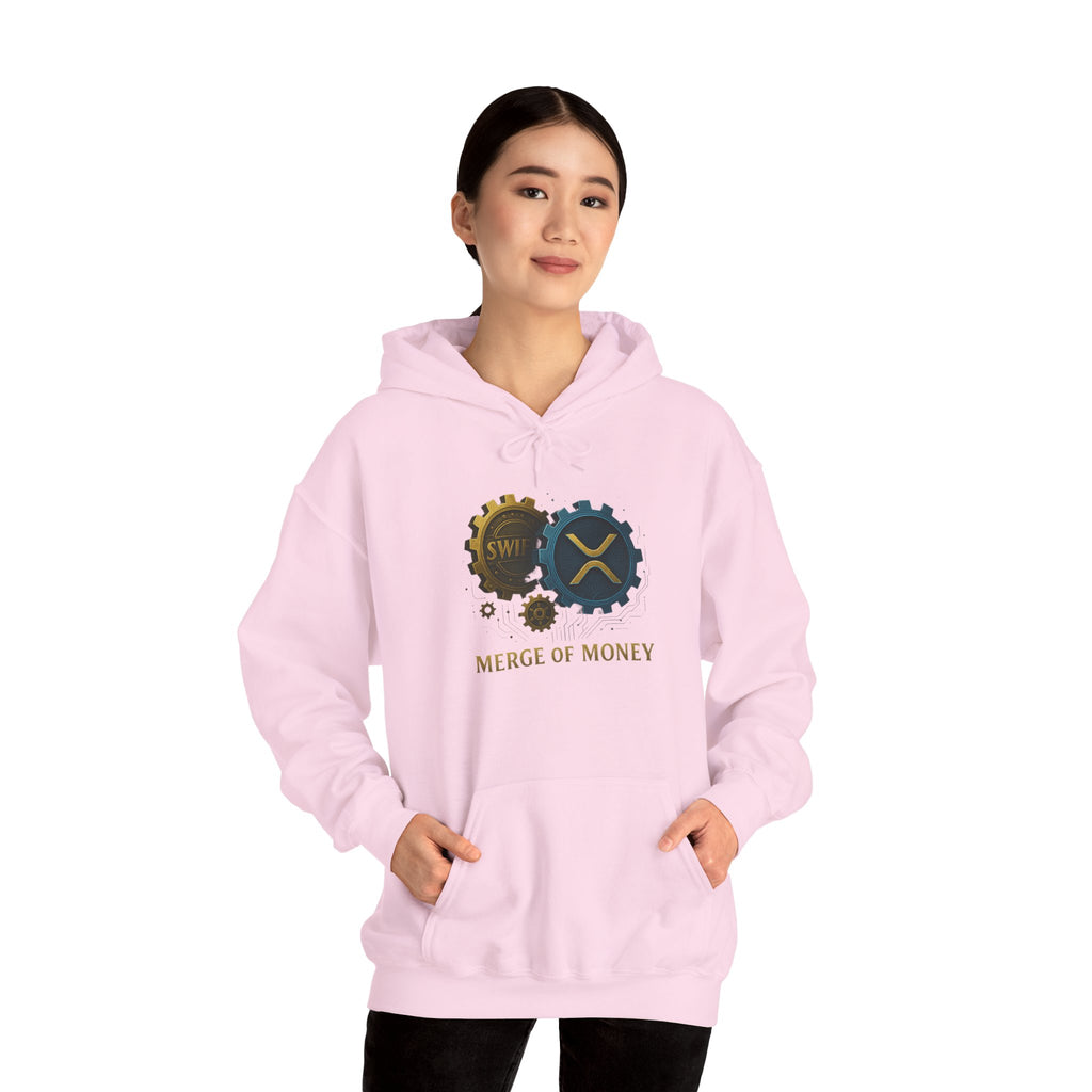Merge of Money Hoodie — Financial Gears Graphic Pullover