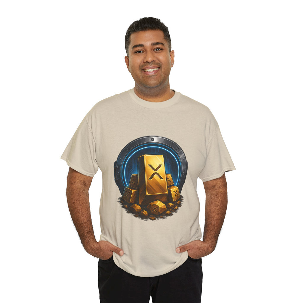 Crypto Gold Bars T-Shirt — Ripple (XRP) Stack Graphic Tee