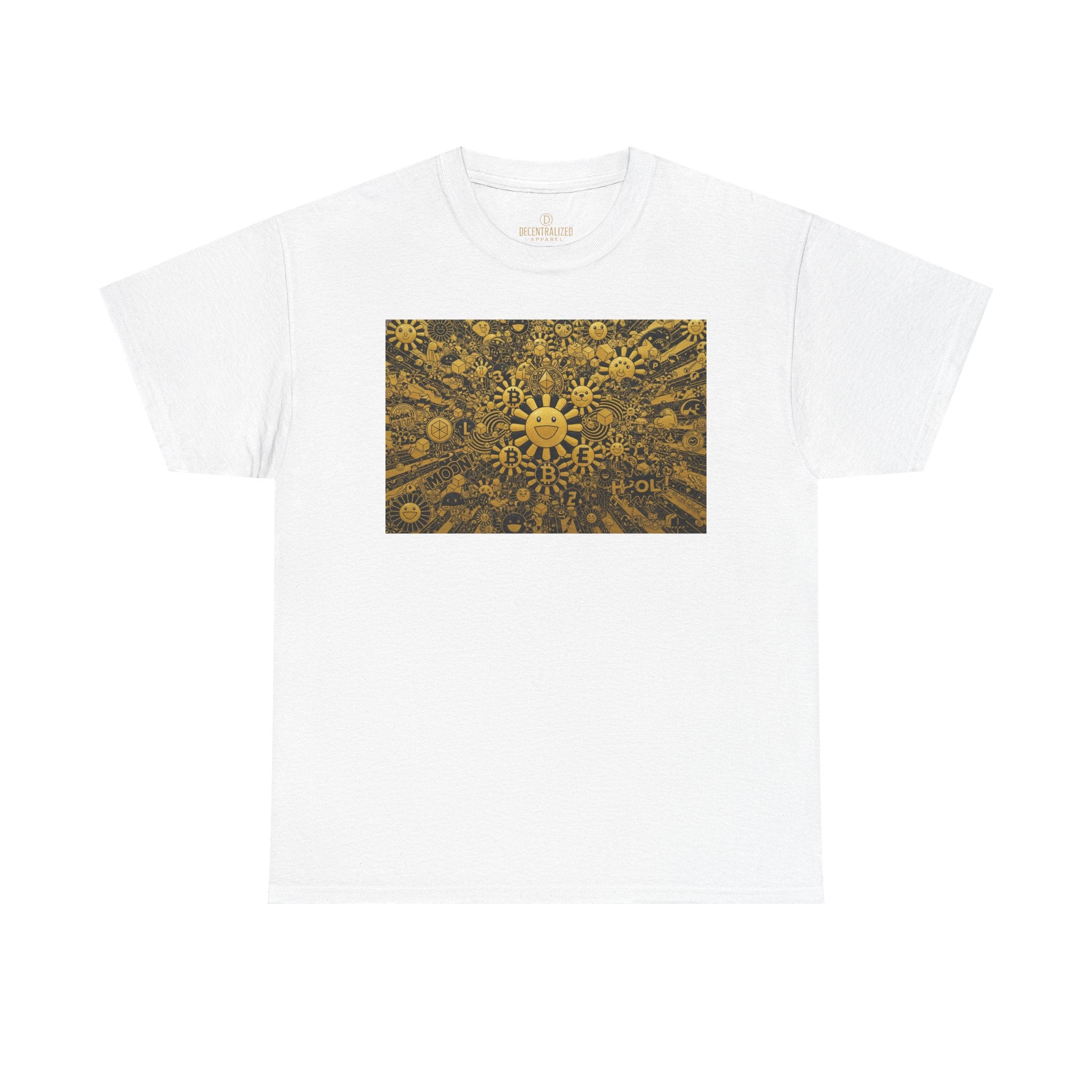 Sunflower Burst T‑Shirt — Golden Sunflower Pattern Tee